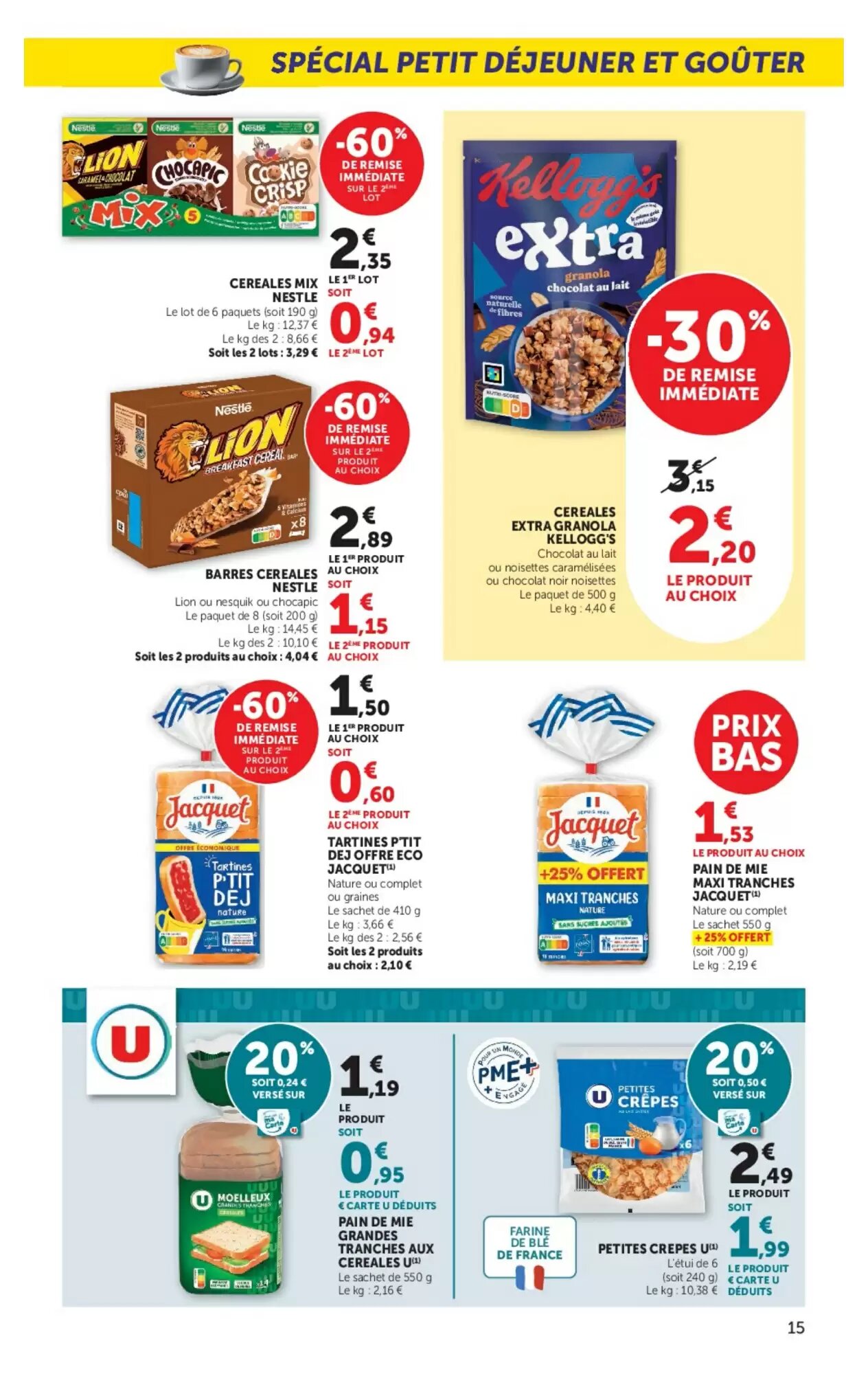 Prospectus promotionnel Hyper U valable à partir du 18/08/2026 - Page 15.