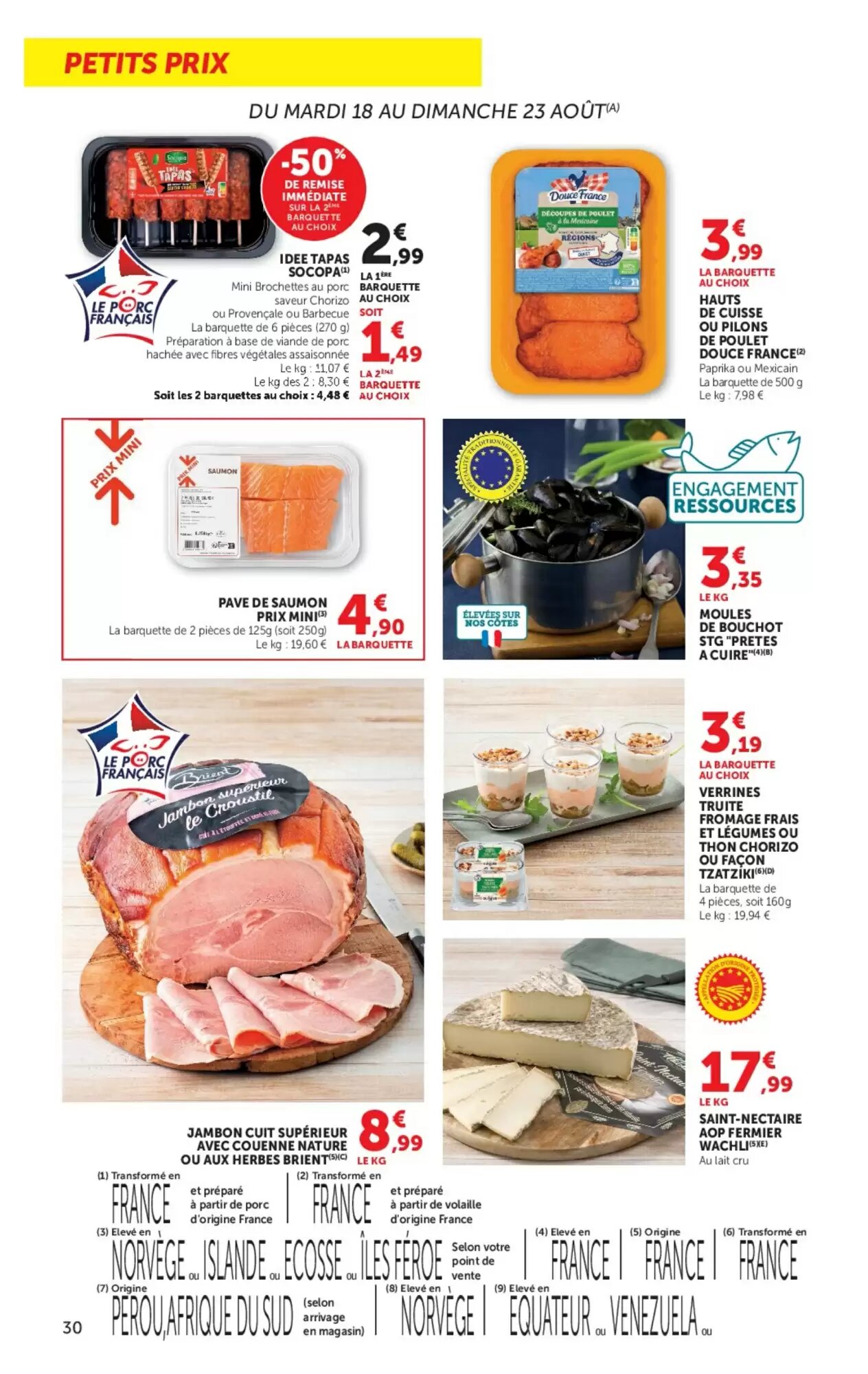 Prospectus promotionnel Hyper U valable à partir du 18/08/2026 - Page 30.
