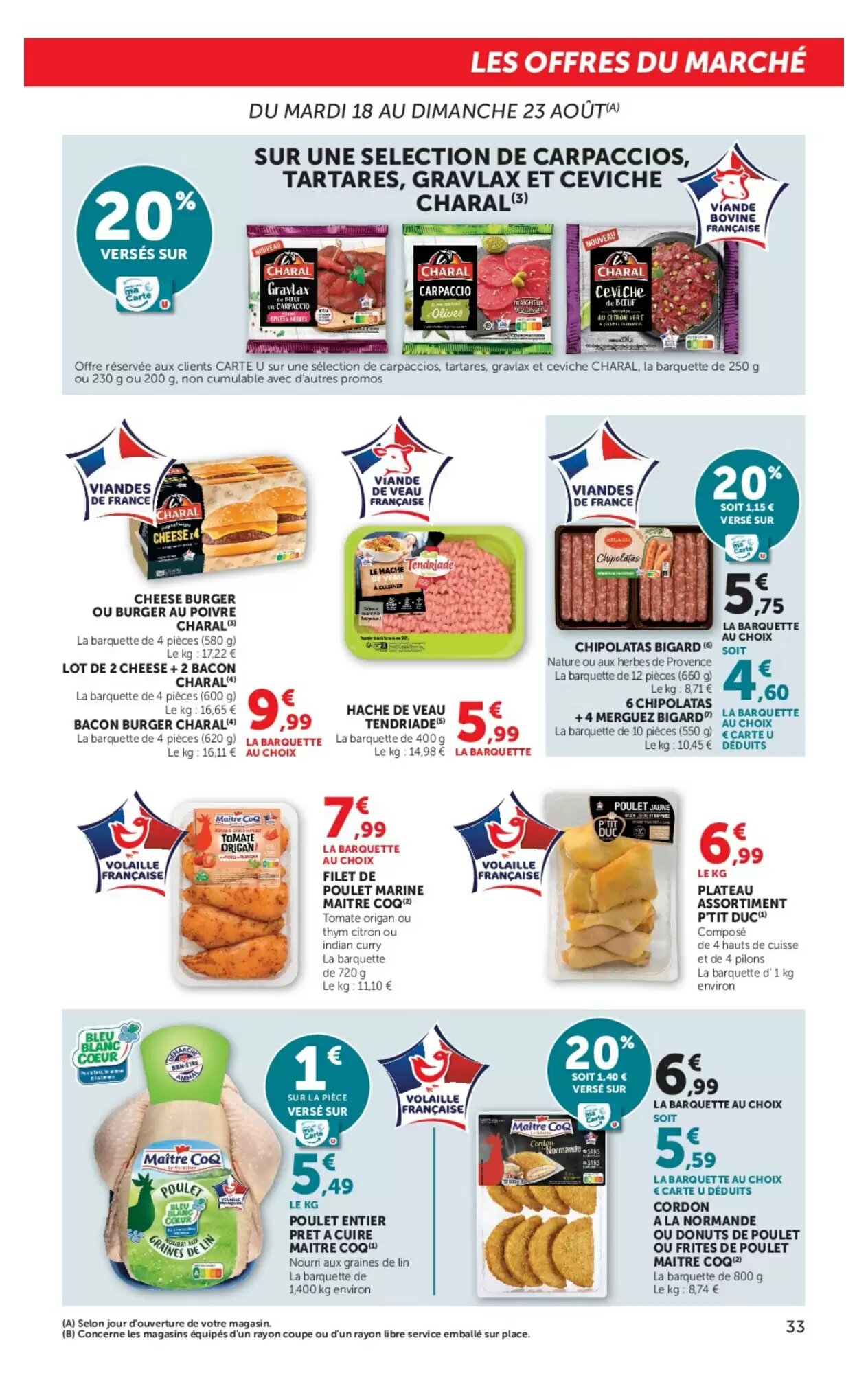 Prospectus promotionnel Hyper U valable à partir du 18/08/2026 - Page 33.