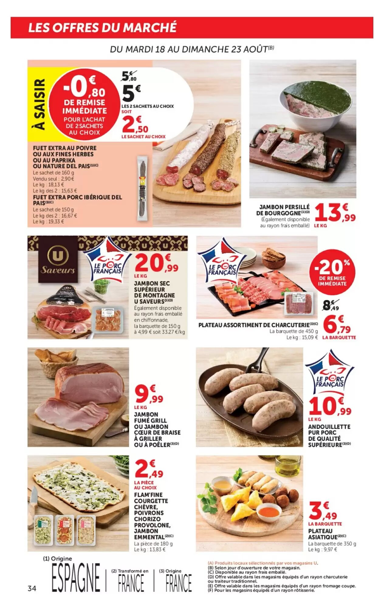 Prospectus promotionnel Hyper U valable à partir du 18/08/2026 - Page 34.