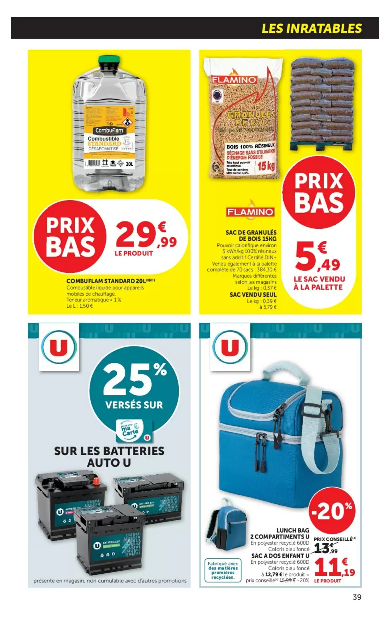 Prospectus promotionnel Hyper U valable à partir du 18/08/2026 - Page 39.