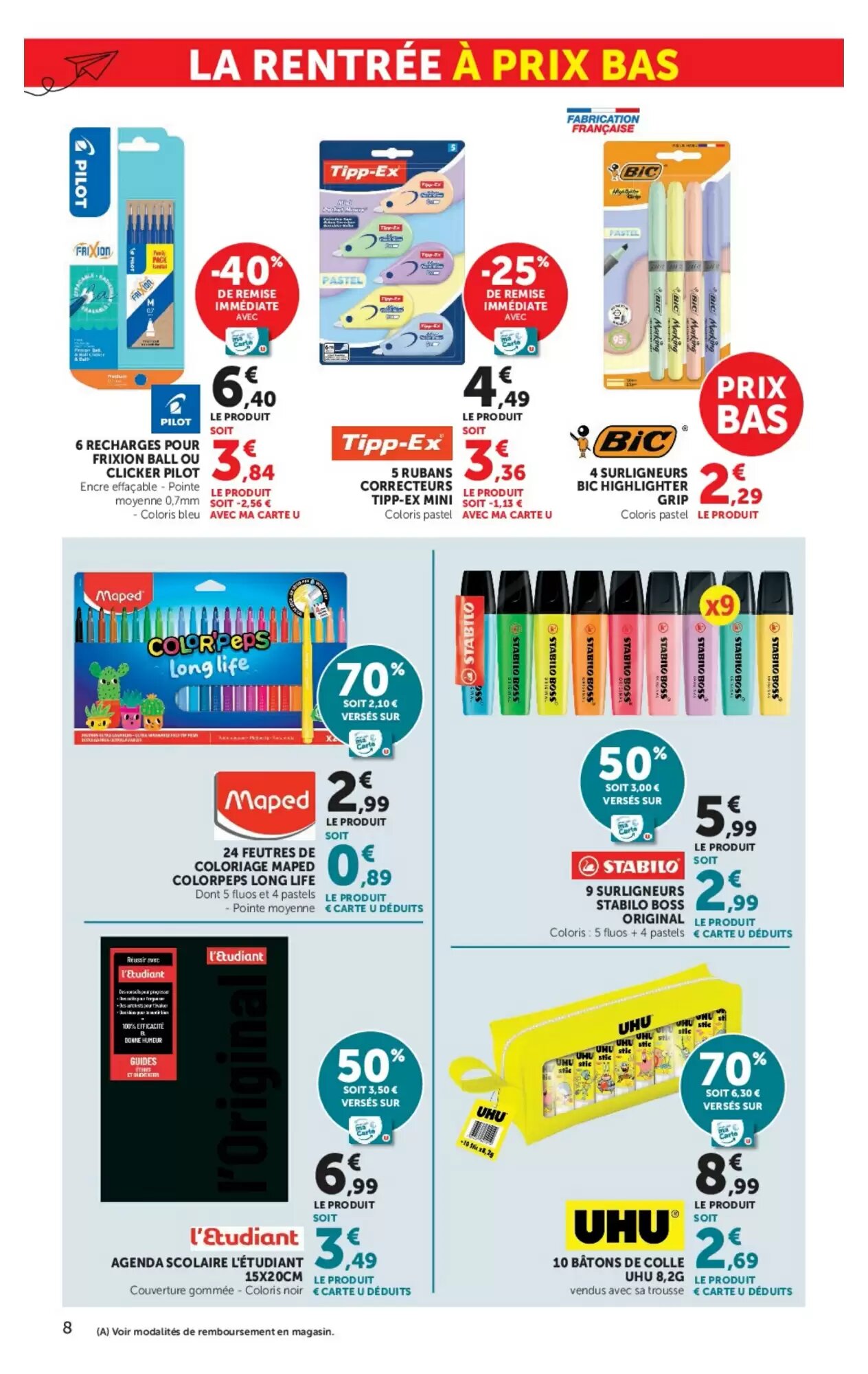 Prospectus promotionnel Hyper U valable à partir du 18/08/2026 - Page 8.