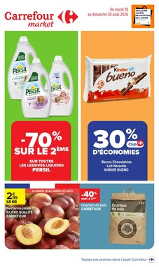 Prospectus promotionnel Carrefour Market valable à partir du 18/08/2026