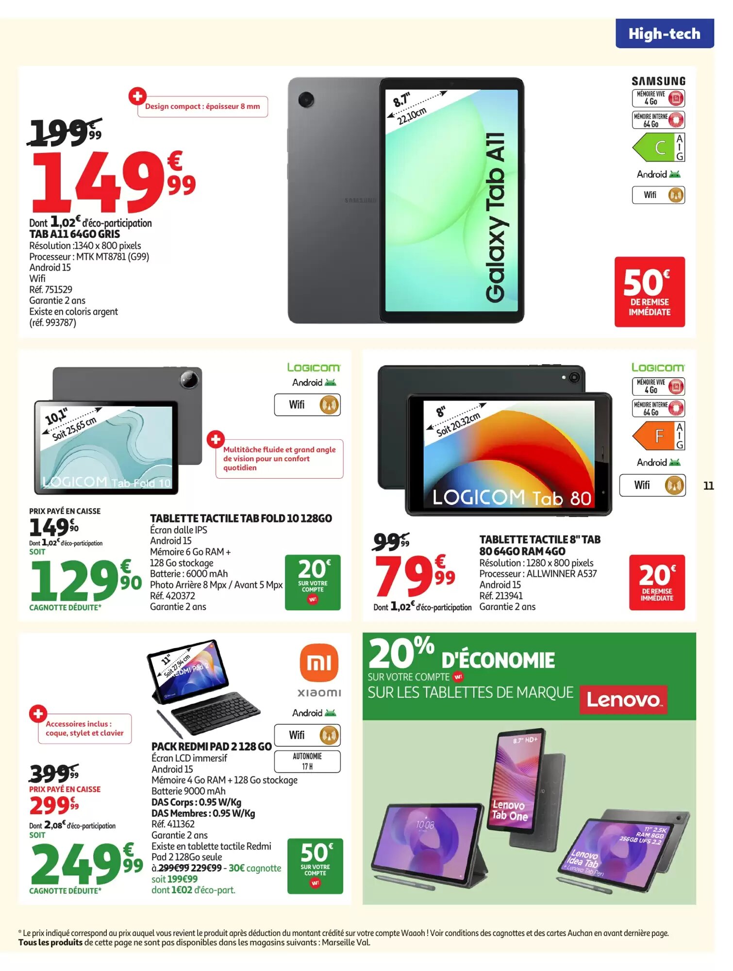 Prospectus promotionnel Auchan valable à partir du 18/08/2026 - Page 11.