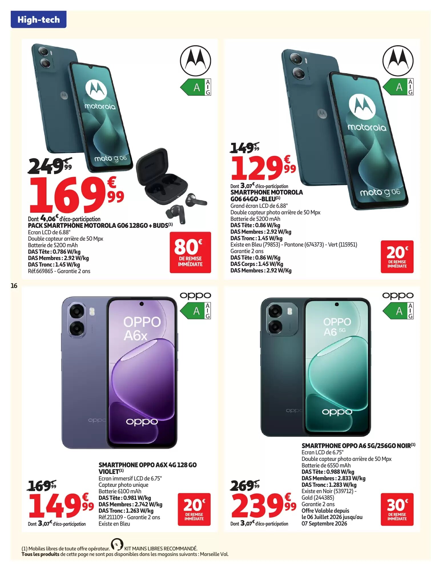 Prospectus promotionnel Auchan valable à partir du 18/08/2026 - Page 16.