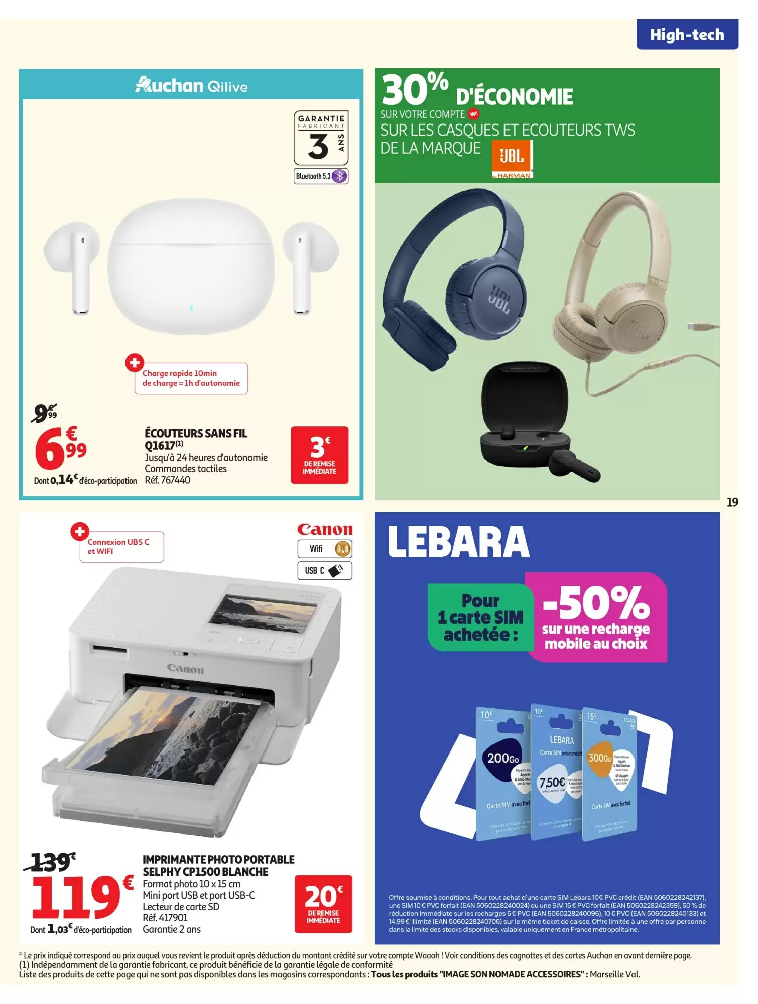 Prospectus promotionnel Auchan valable à partir du 18/08/2026 - Page 19.