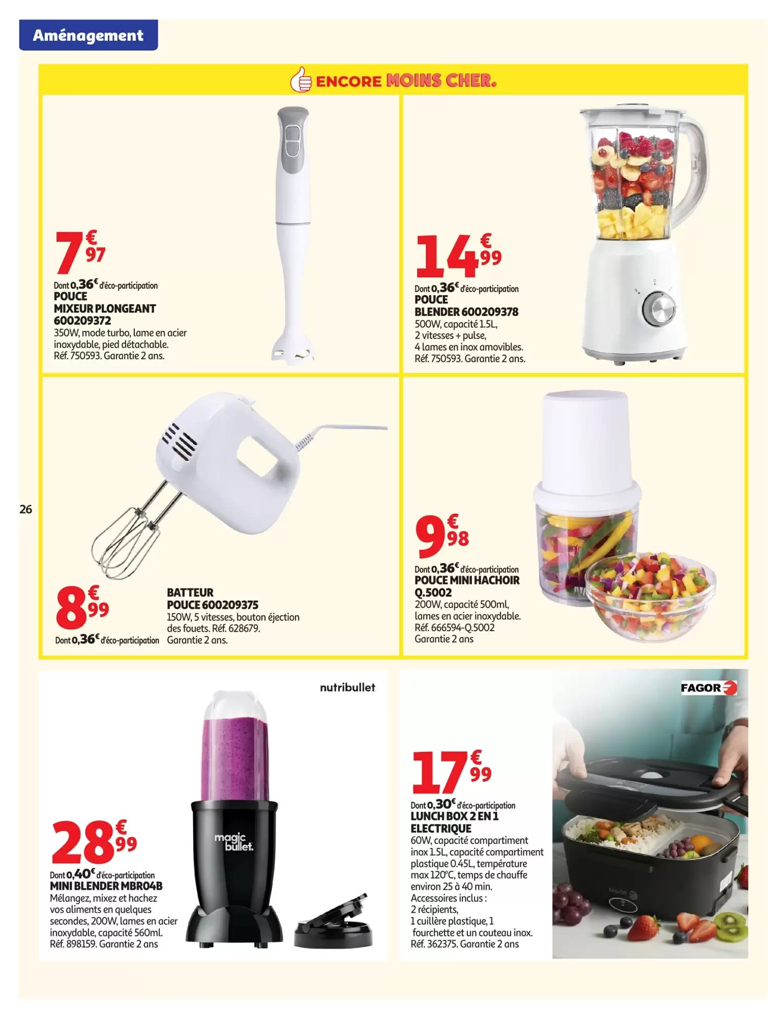 Prospectus promotionnel Auchan valable à partir du 18/08/2026 - Page 26.