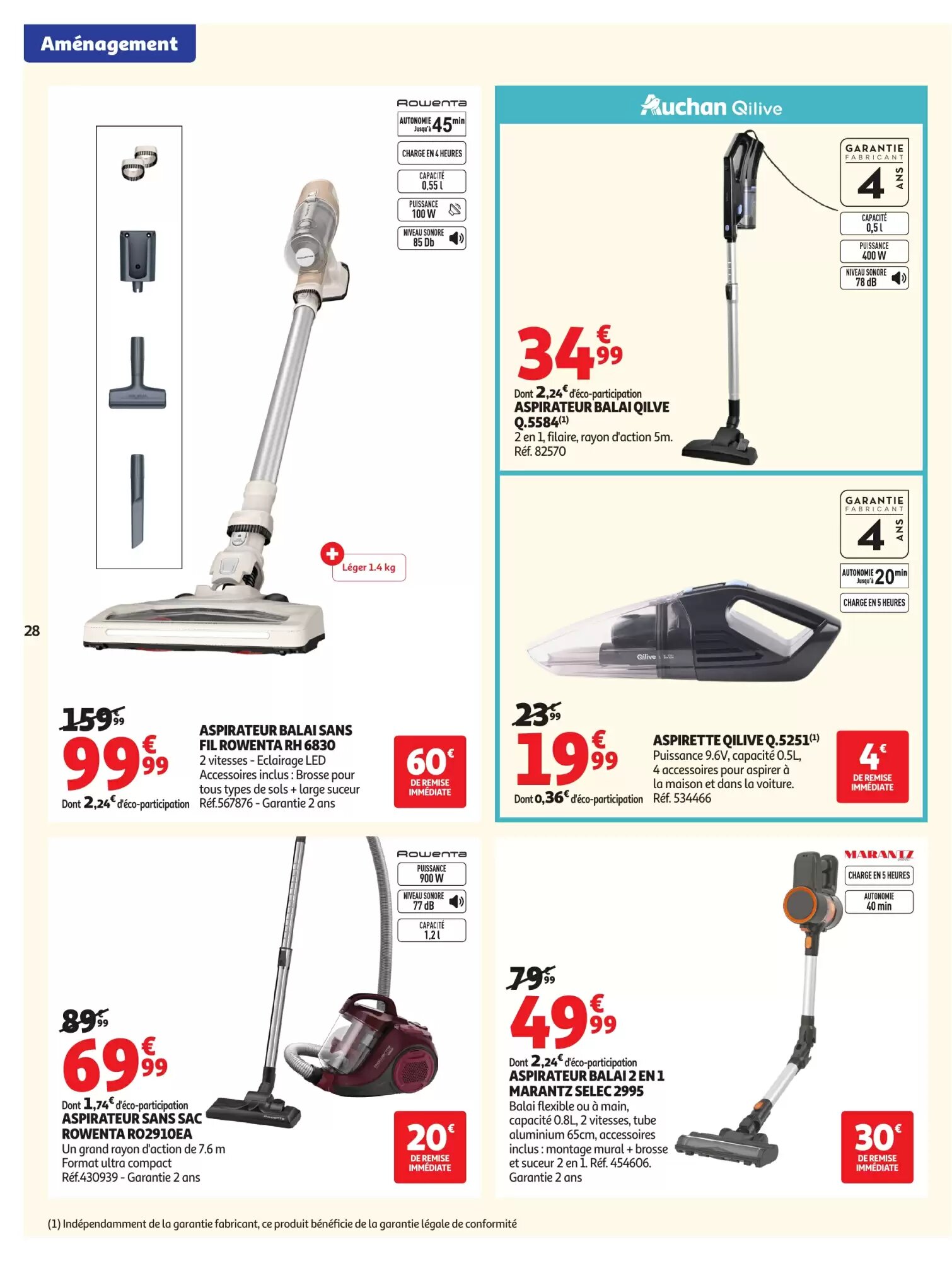 Prospectus promotionnel Auchan valable à partir du 18/08/2026 - Page 28.