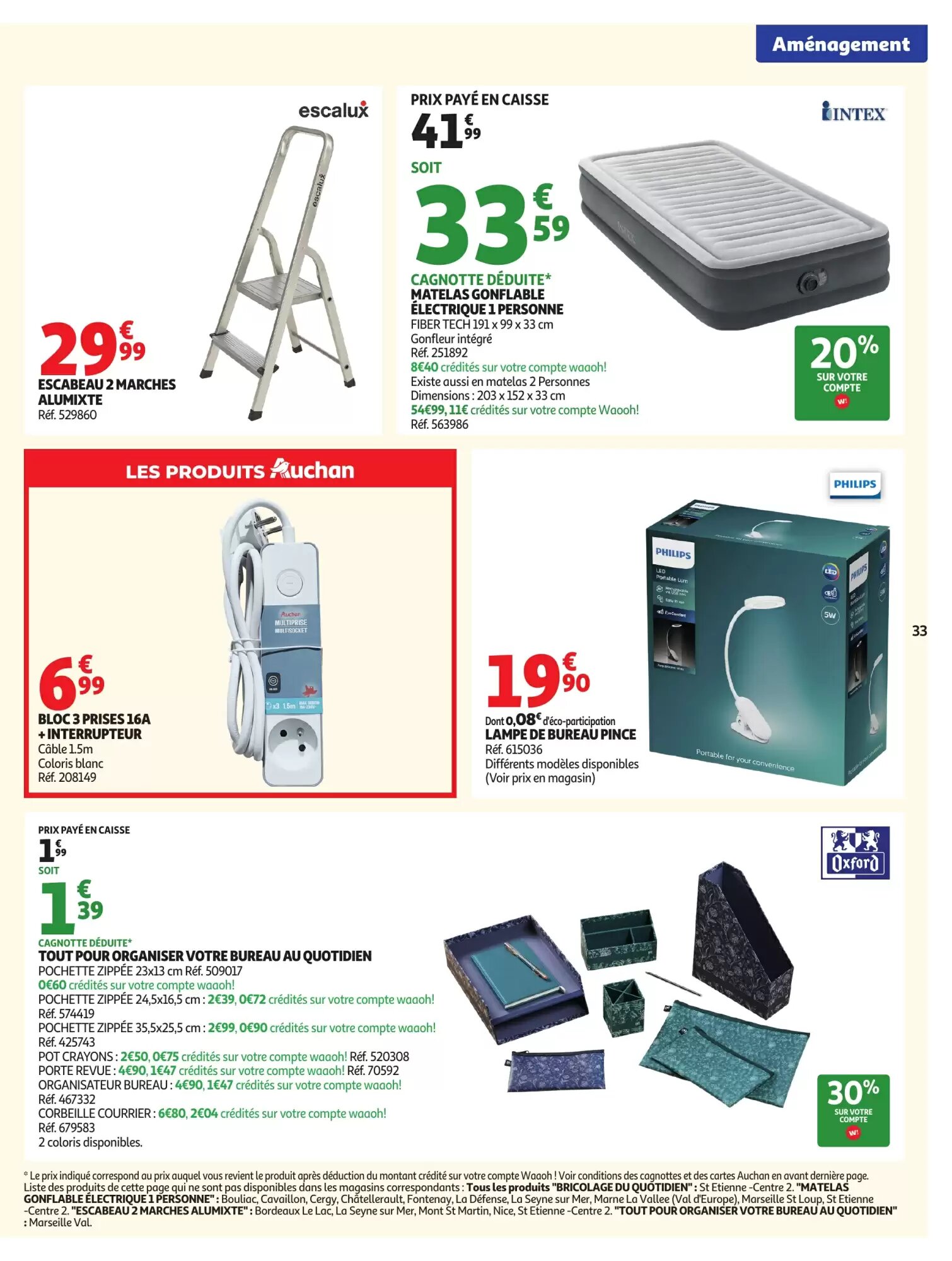 Prospectus promotionnel Auchan valable à partir du 18/08/2026 - Page 33.