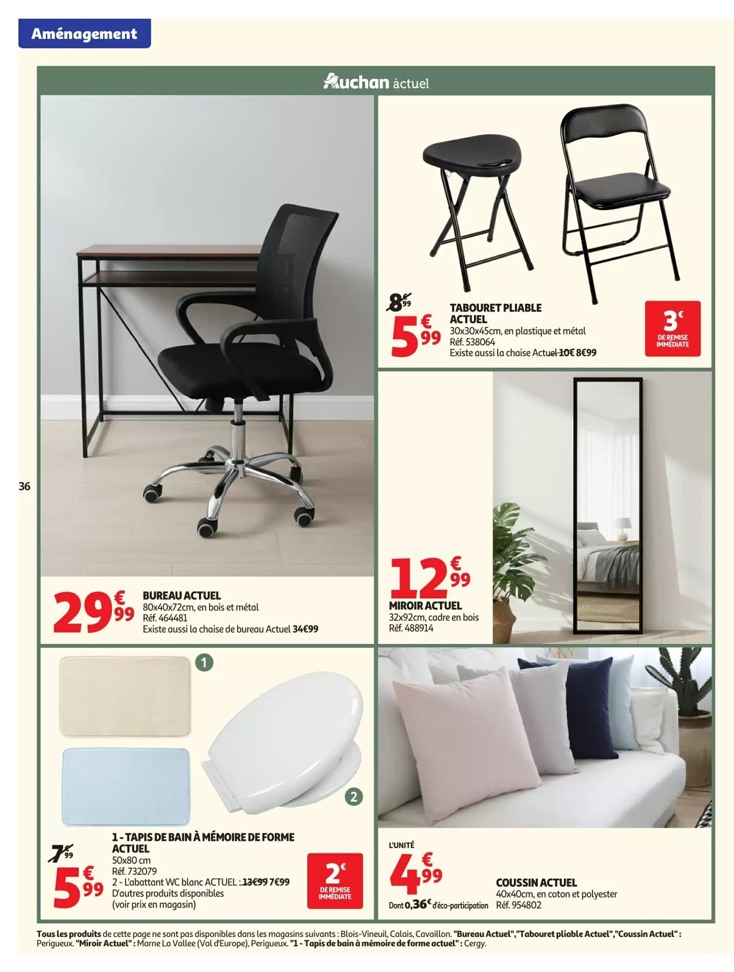 Prospectus promotionnel Auchan valable à partir du 18/08/2026 - Page 36.