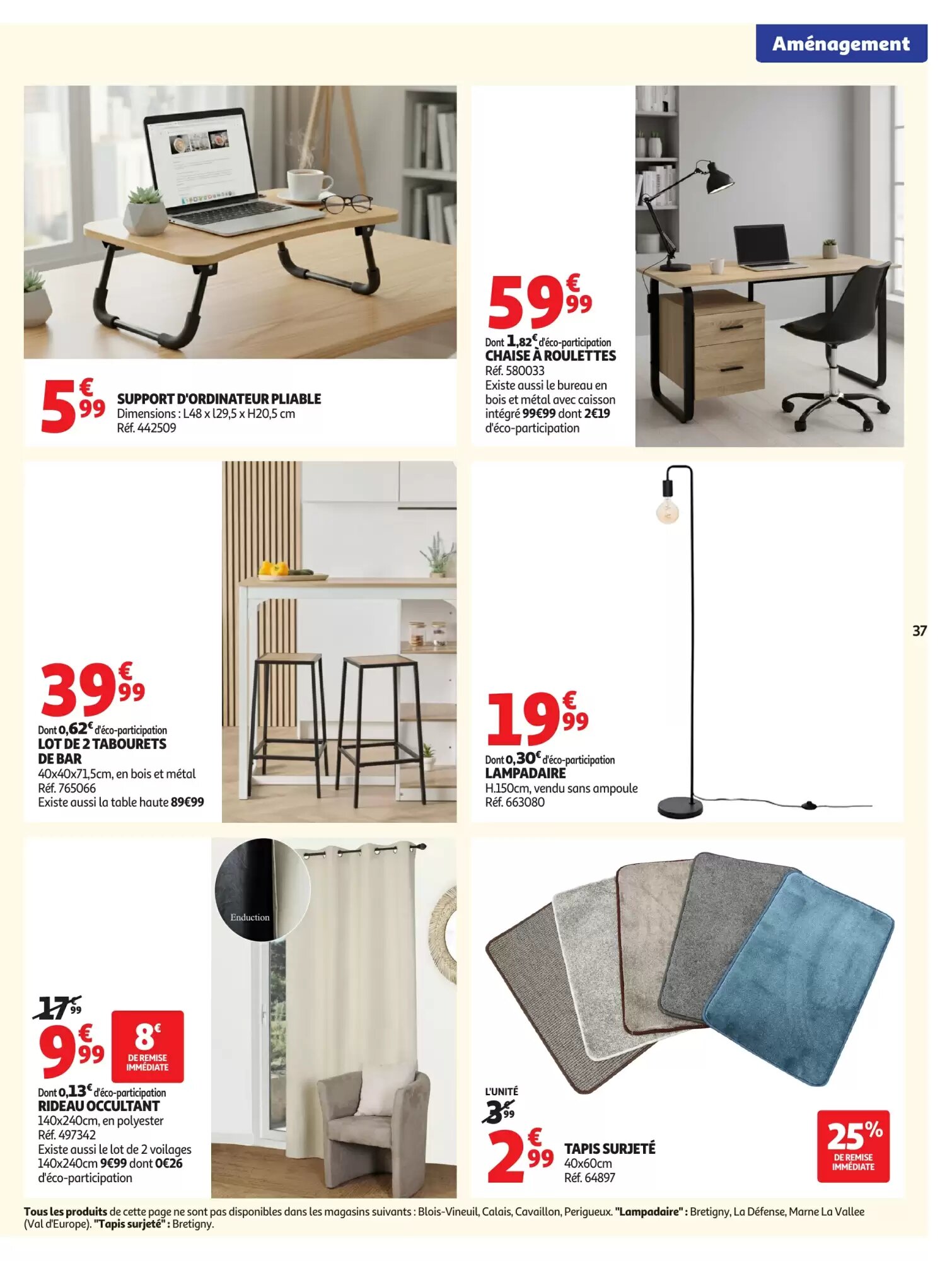 Prospectus promotionnel Auchan valable à partir du 18/08/2026 - Page 37.