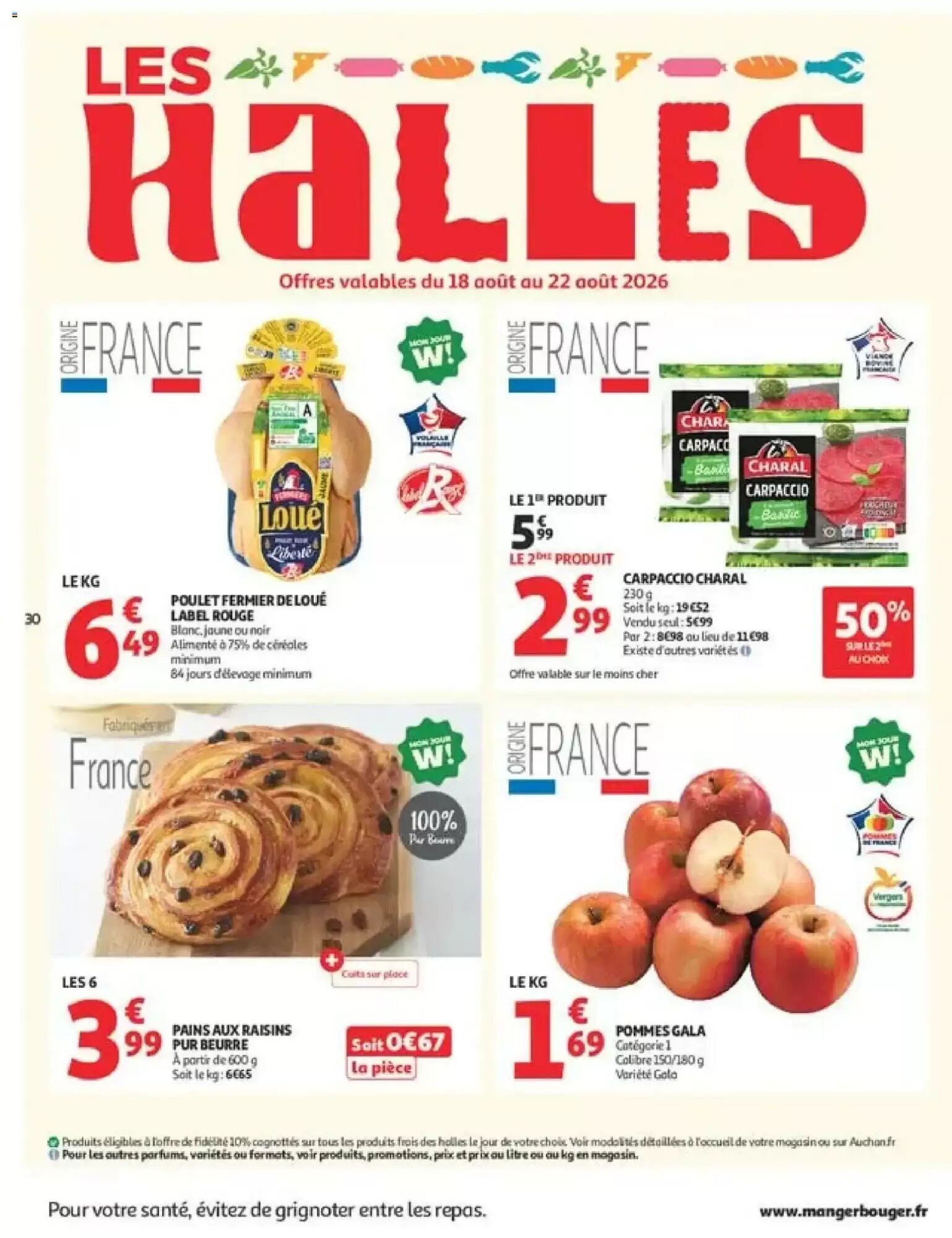 Prospectus promotionnel Auchan valable à partir du 18/08/2026 - Page 30.