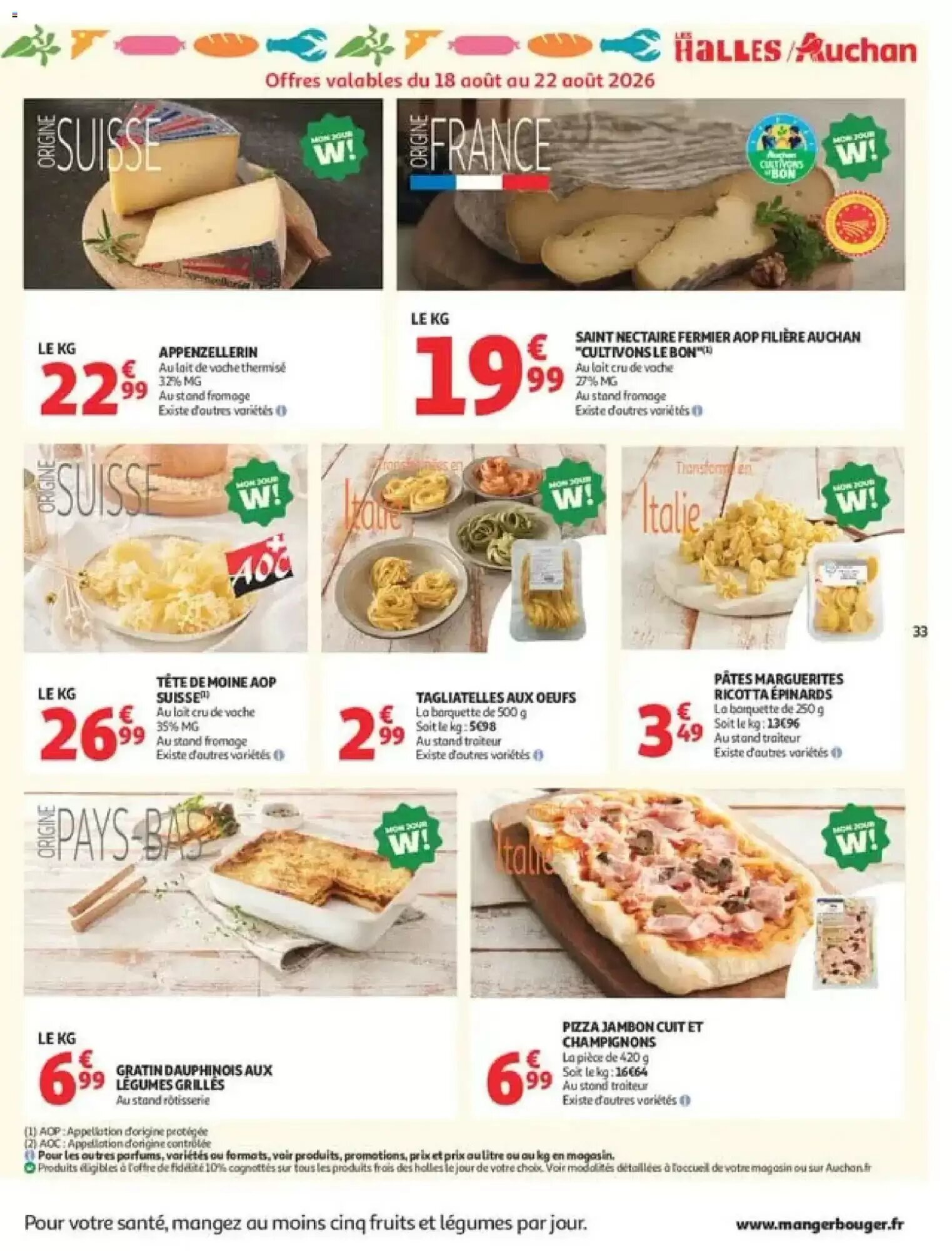 Prospectus promotionnel Auchan valable à partir du 18/08/2026 - Page 33.