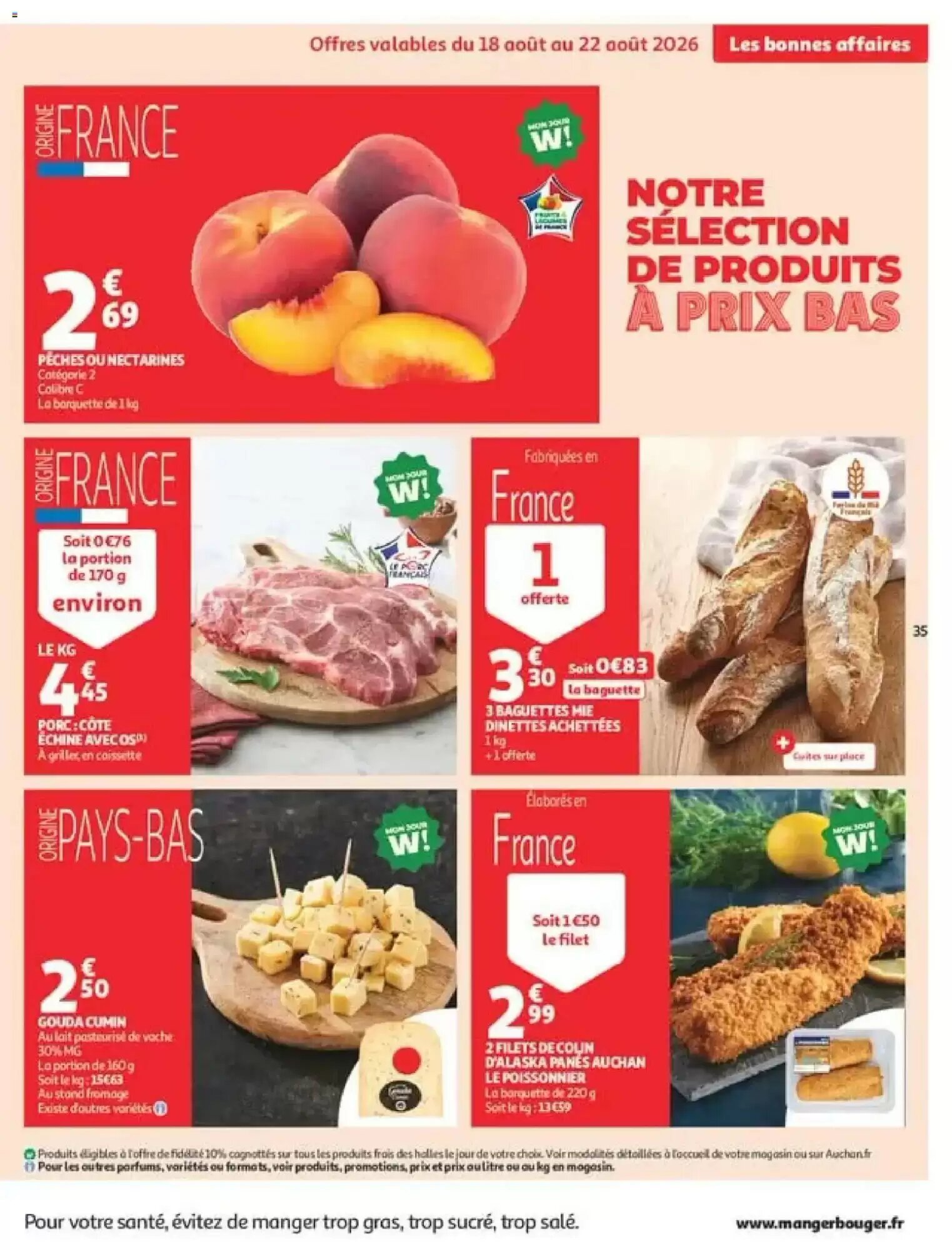 Prospectus promotionnel Auchan valable à partir du 18/08/2026 - Page 35.