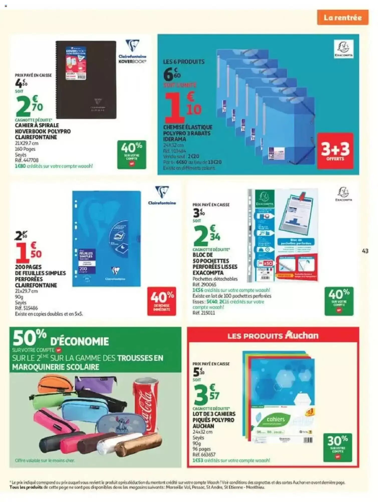 Prospectus promotionnel Auchan valable à partir du 18/08/2026 - Page 43.