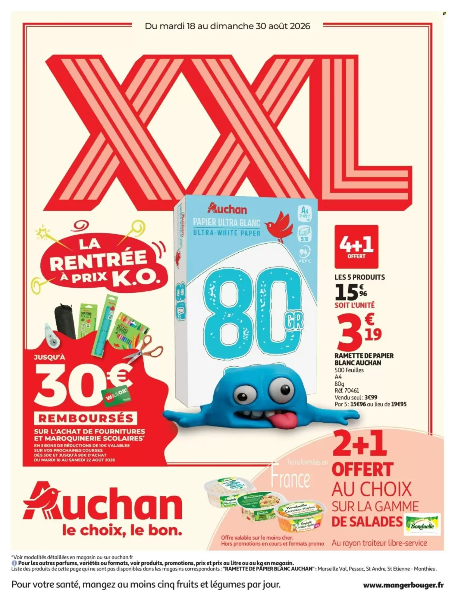 Prospectus promotionnel Auchan valable à partir du 18/08/2026 - Page 1.