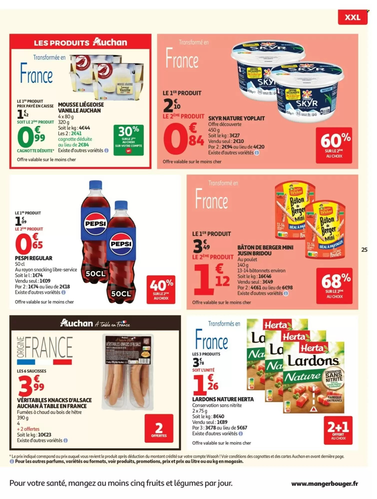 Prospectus promotionnel Auchan valable à partir du 18/08/2026 - Page 25.