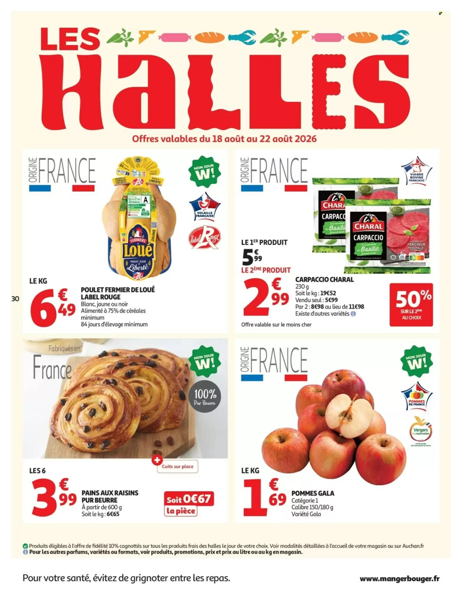 Prospectus promotionnel Auchan valable à partir du 18/08/2026 - Page 30.
