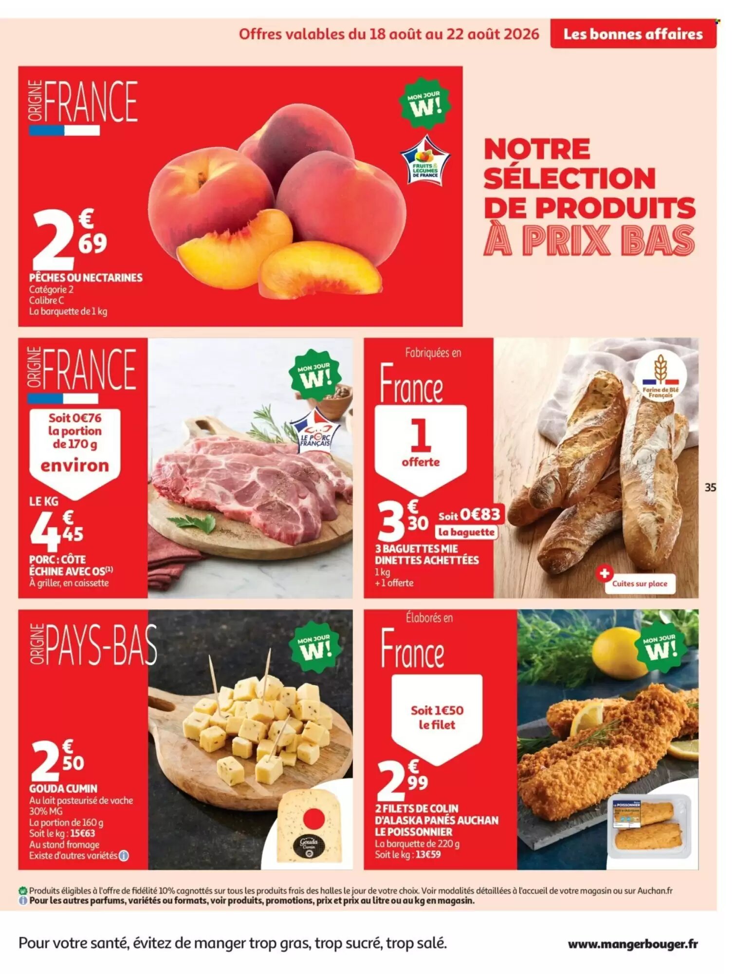 Prospectus promotionnel Auchan valable à partir du 18/08/2026 - Page 35.