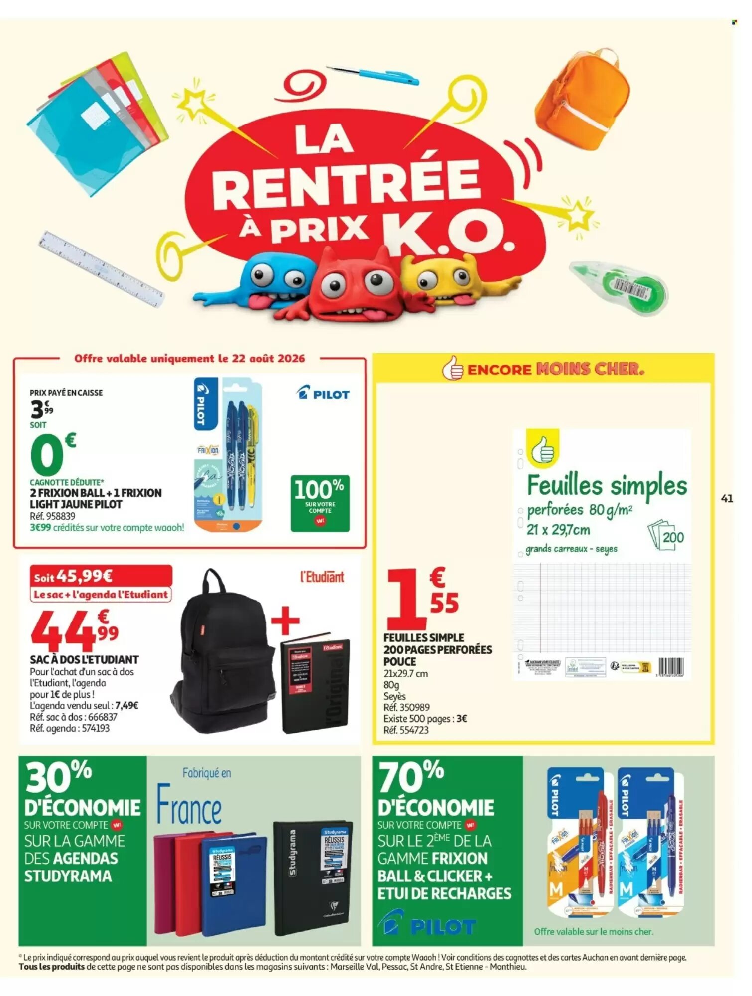 Prospectus promotionnel Auchan valable à partir du 18/08/2026 - Page 41.