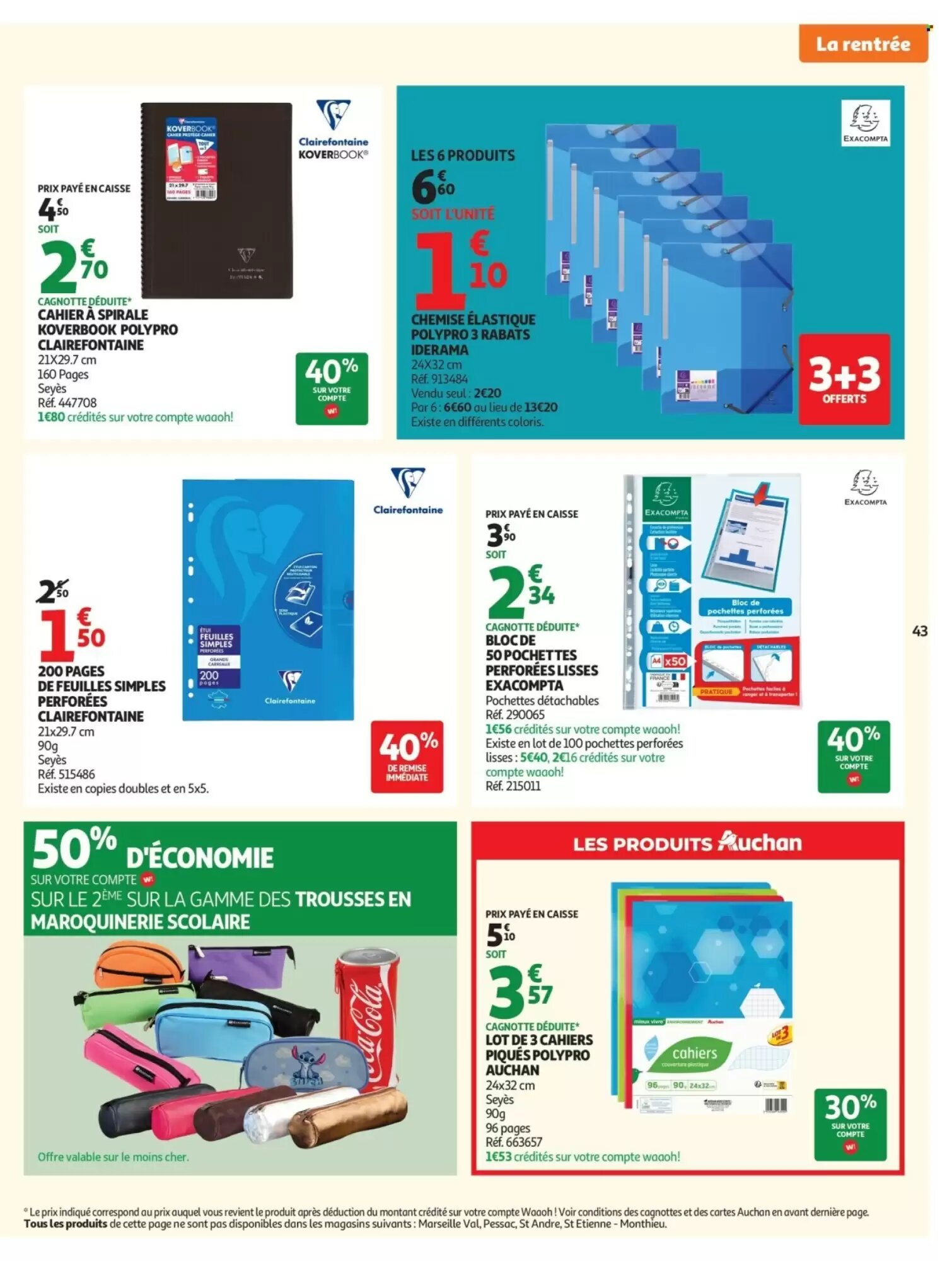 Prospectus promotionnel Auchan valable à partir du 18/08/2026 - Page 43.