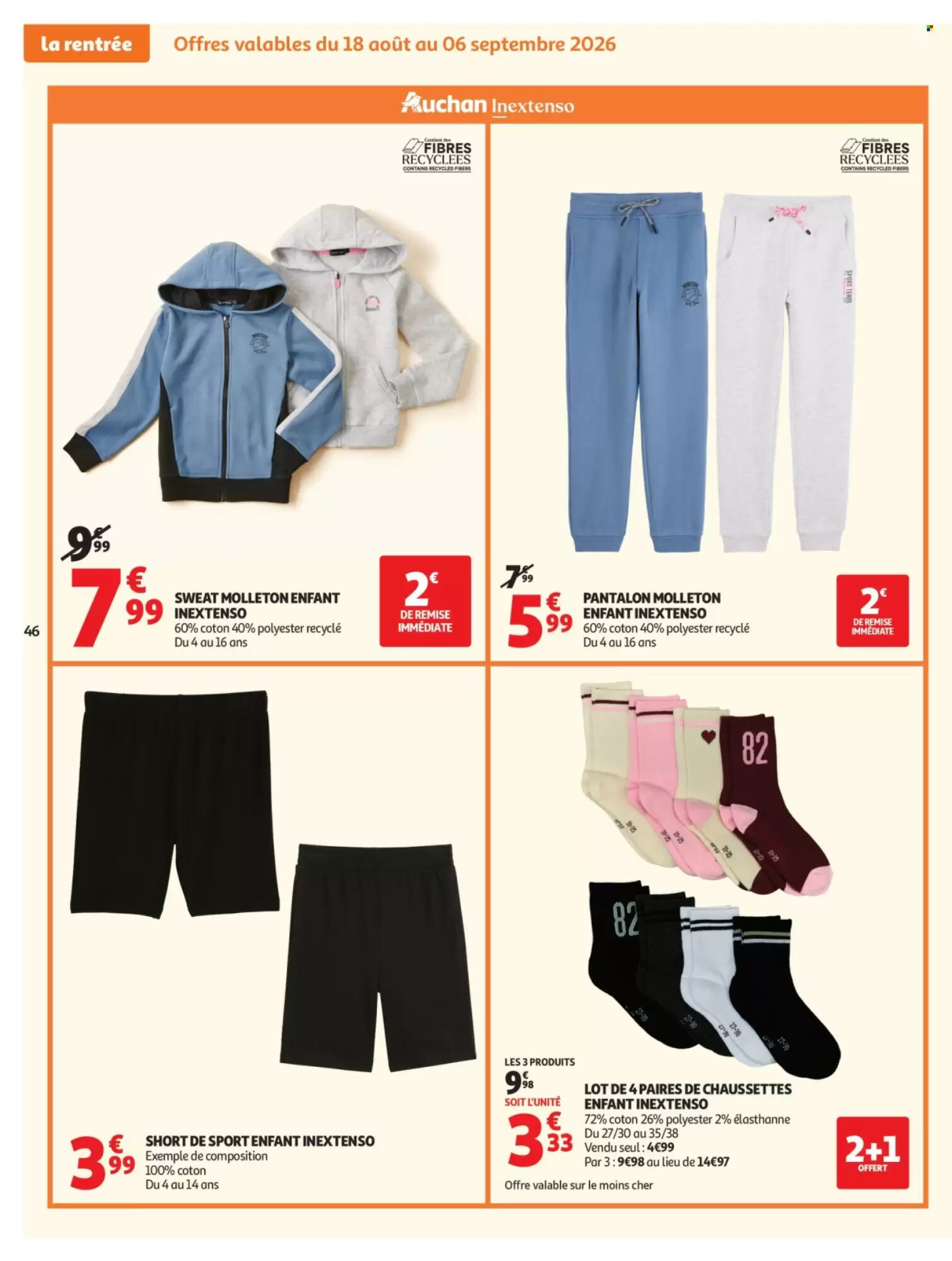 Prospectus promotionnel Auchan valable à partir du 18/08/2026 - Page 46.