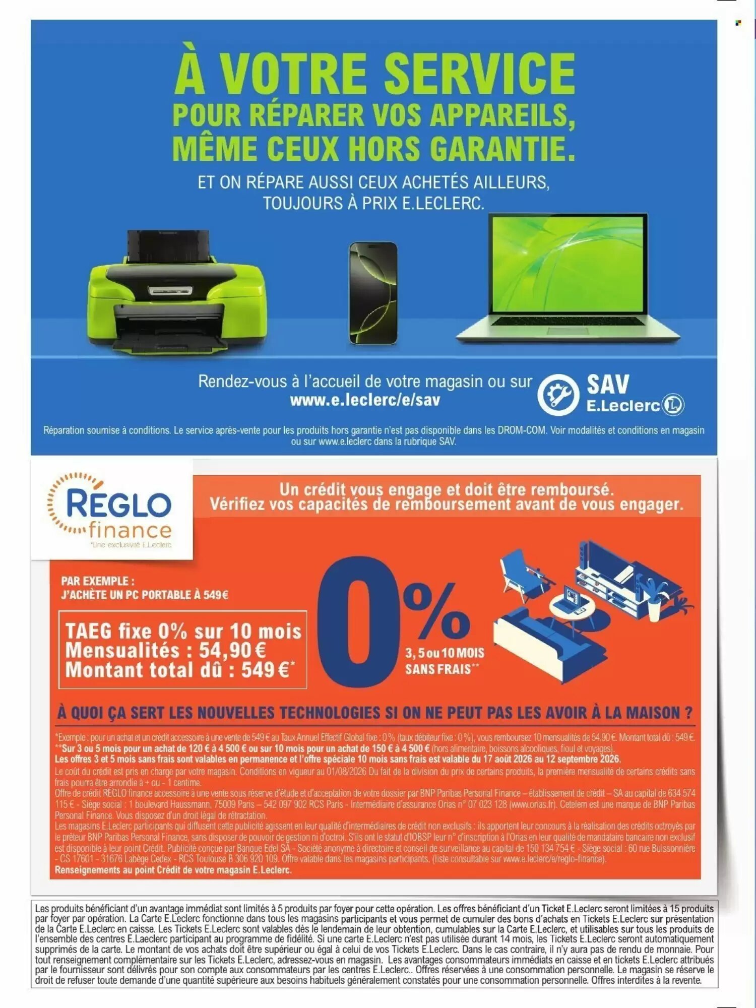 Prospectus promotionnel E.Leclerc valable à partir du 18/08/2026 - Page 2.