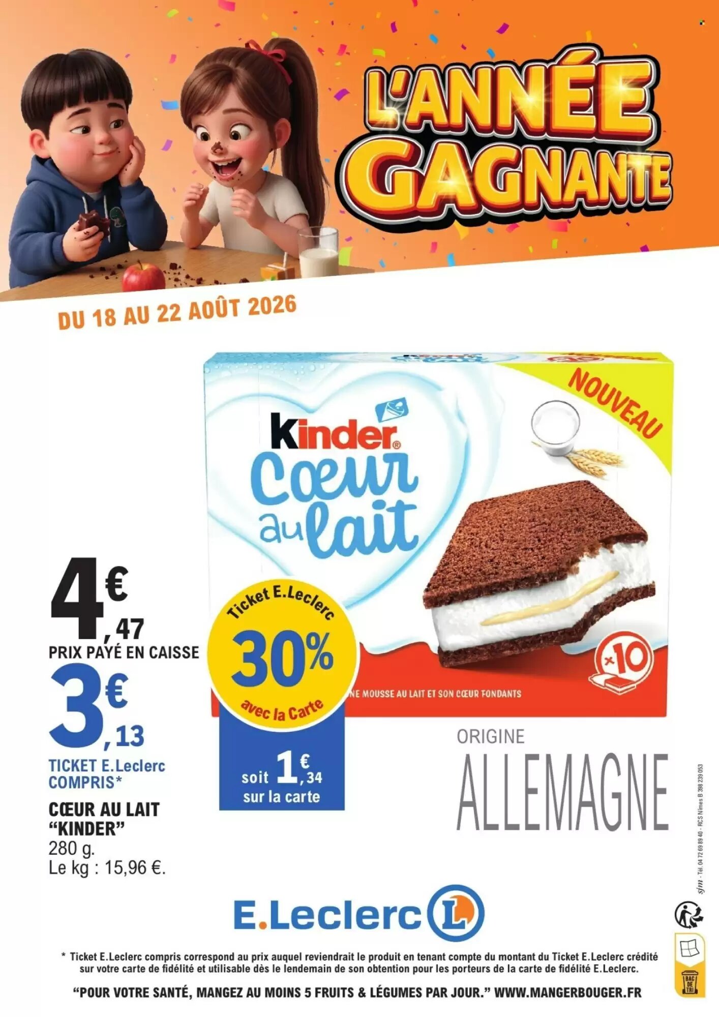 Prospectus promotionnel E.Leclerc valable à partir du 18/08/2026 - Page 4.