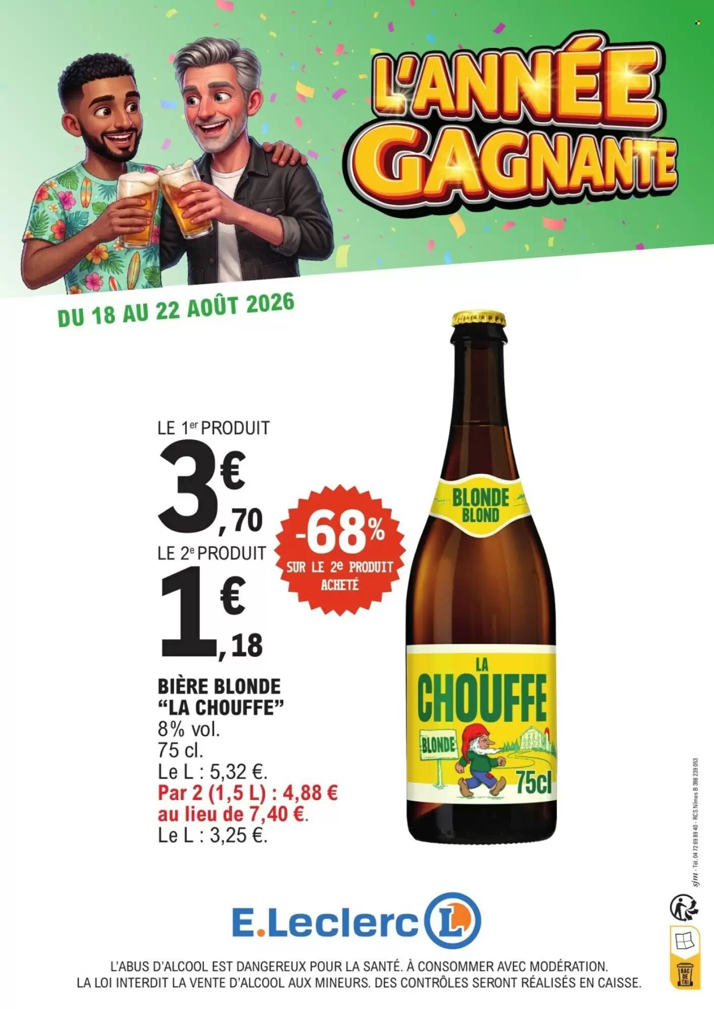Prospectus promotionnel E.Leclerc valable à partir du 18/08/2026 - Page 7.