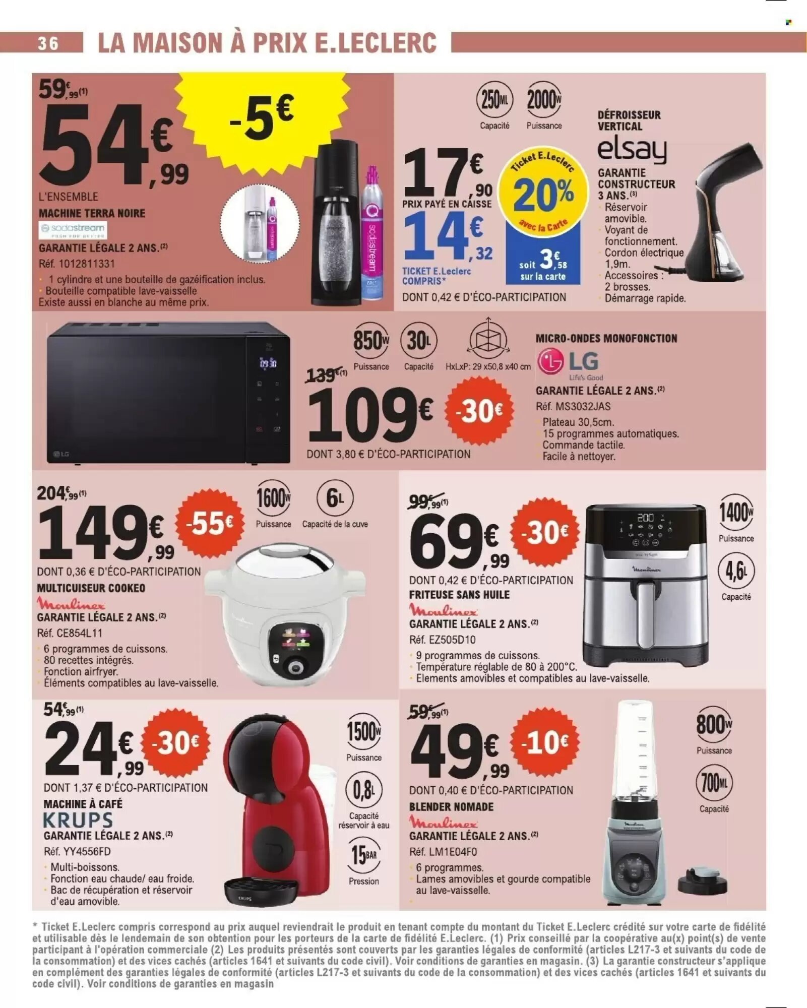 Prospectus promotionnel E.Leclerc valable à partir du 18/08/2026 - Page 36.