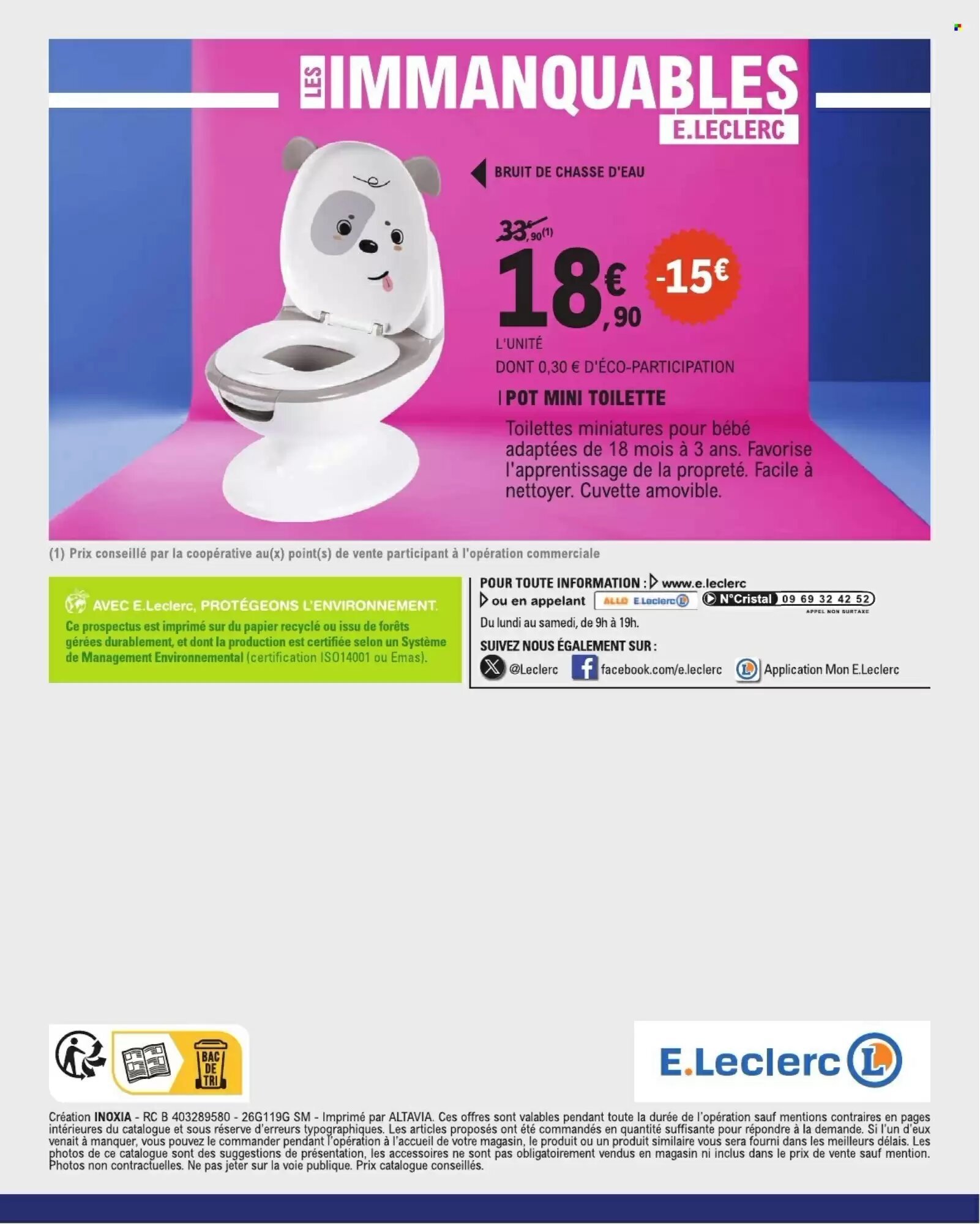 Prospectus promotionnel E.Leclerc valable à partir du 18/08/2026 - Page 40.