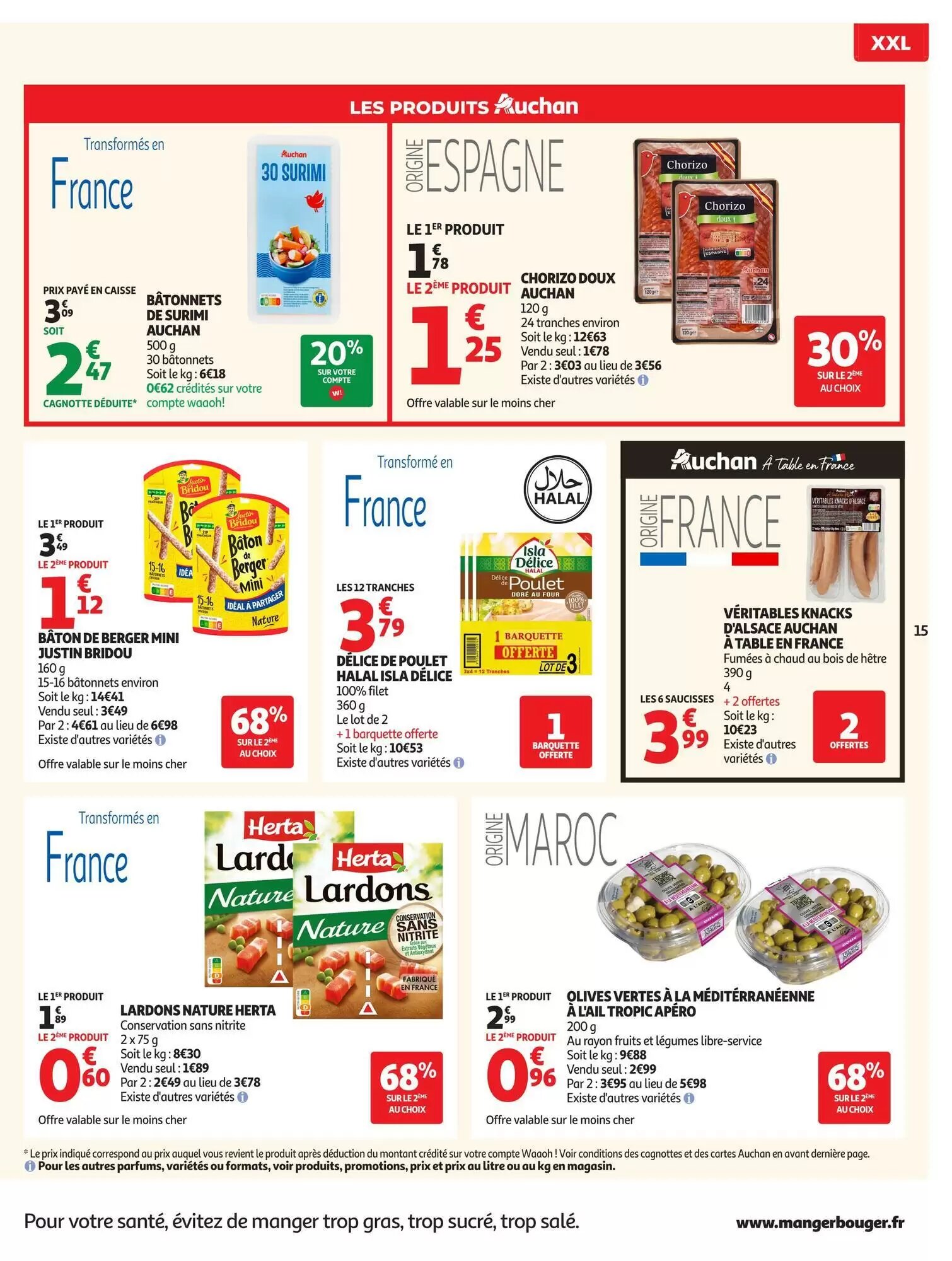 Prospectus promotionnel Auchan valable à partir du 18/08/2026 - Page 15.