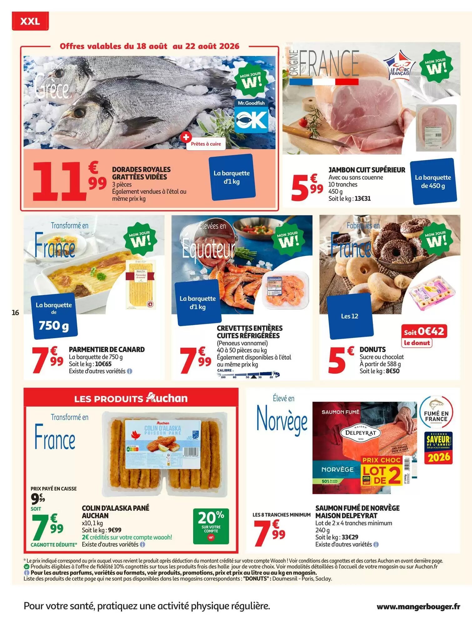 Prospectus promotionnel Auchan valable à partir du 18/08/2026 - Page 16.