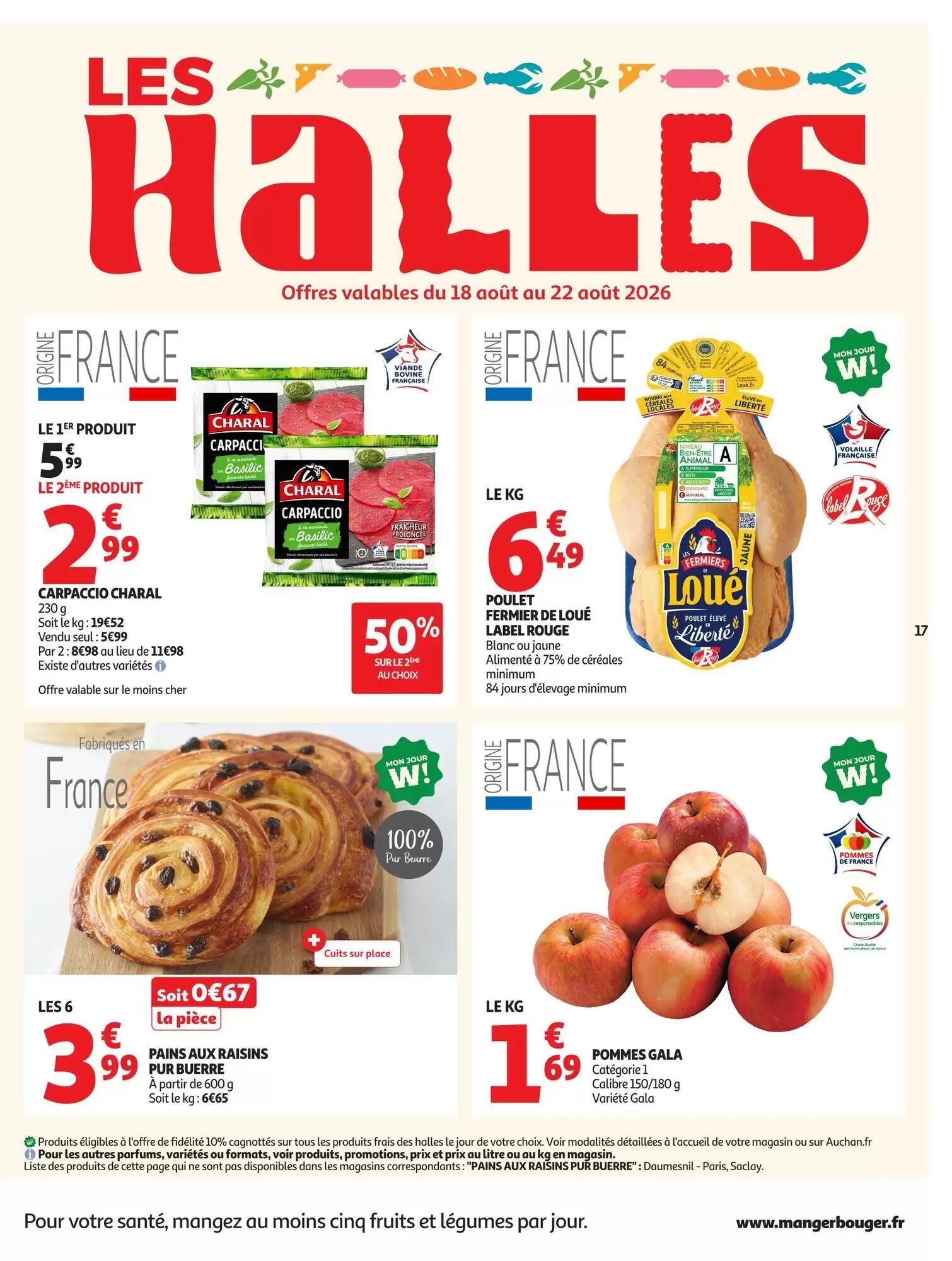 Prospectus promotionnel Auchan valable à partir du 18/08/2026 - Page 17.