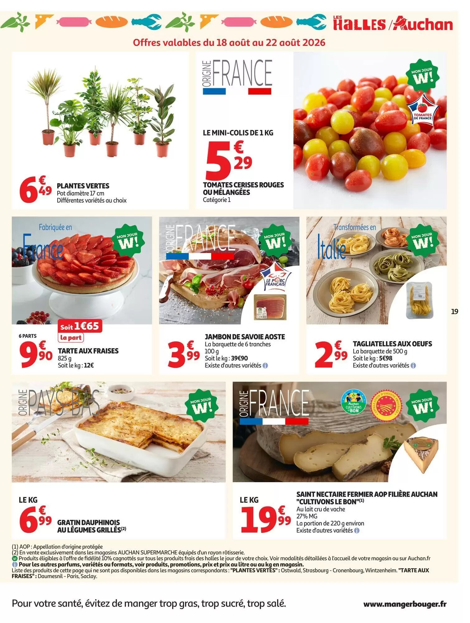 Prospectus promotionnel Auchan valable à partir du 18/08/2026 - Page 19.