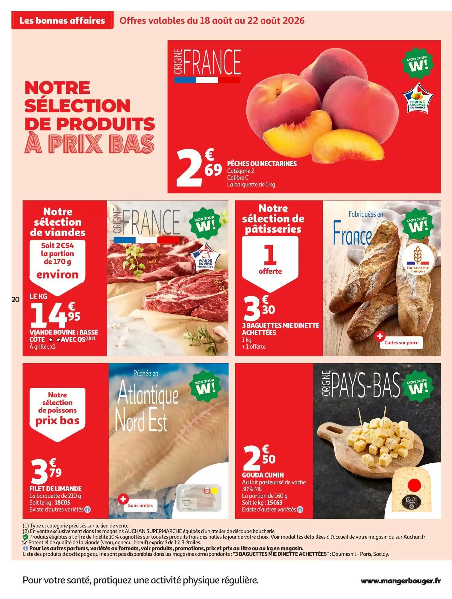 Prospectus promotionnel Auchan valable à partir du 18/08/2026 - Page 20.