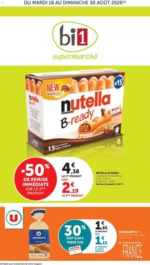 Prospectus promotionnel Bi1 valable à partir du 18/08/2026