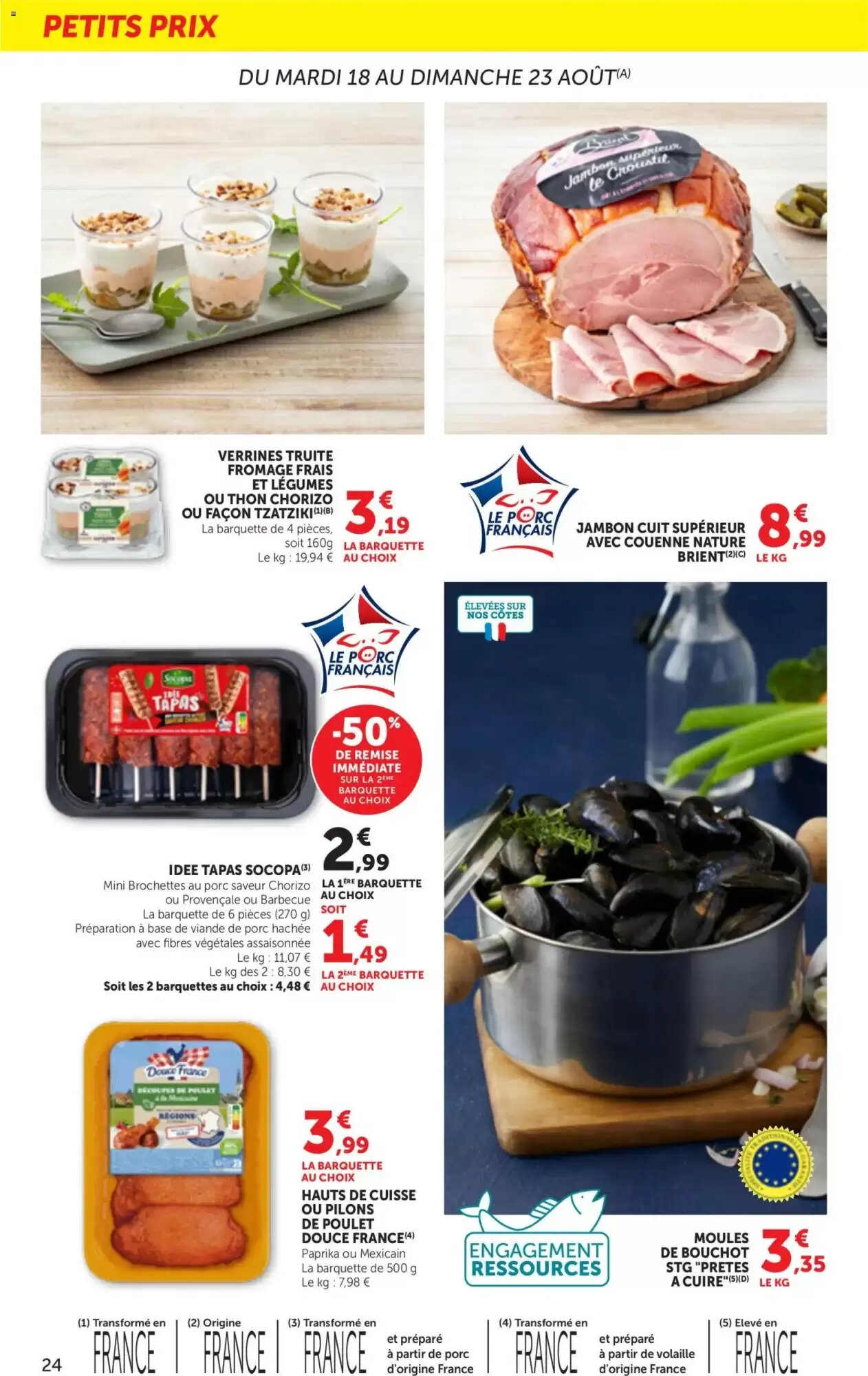 Prospectus promotionnel Bi1 valable à partir du 18/08/2026 - Page 24.