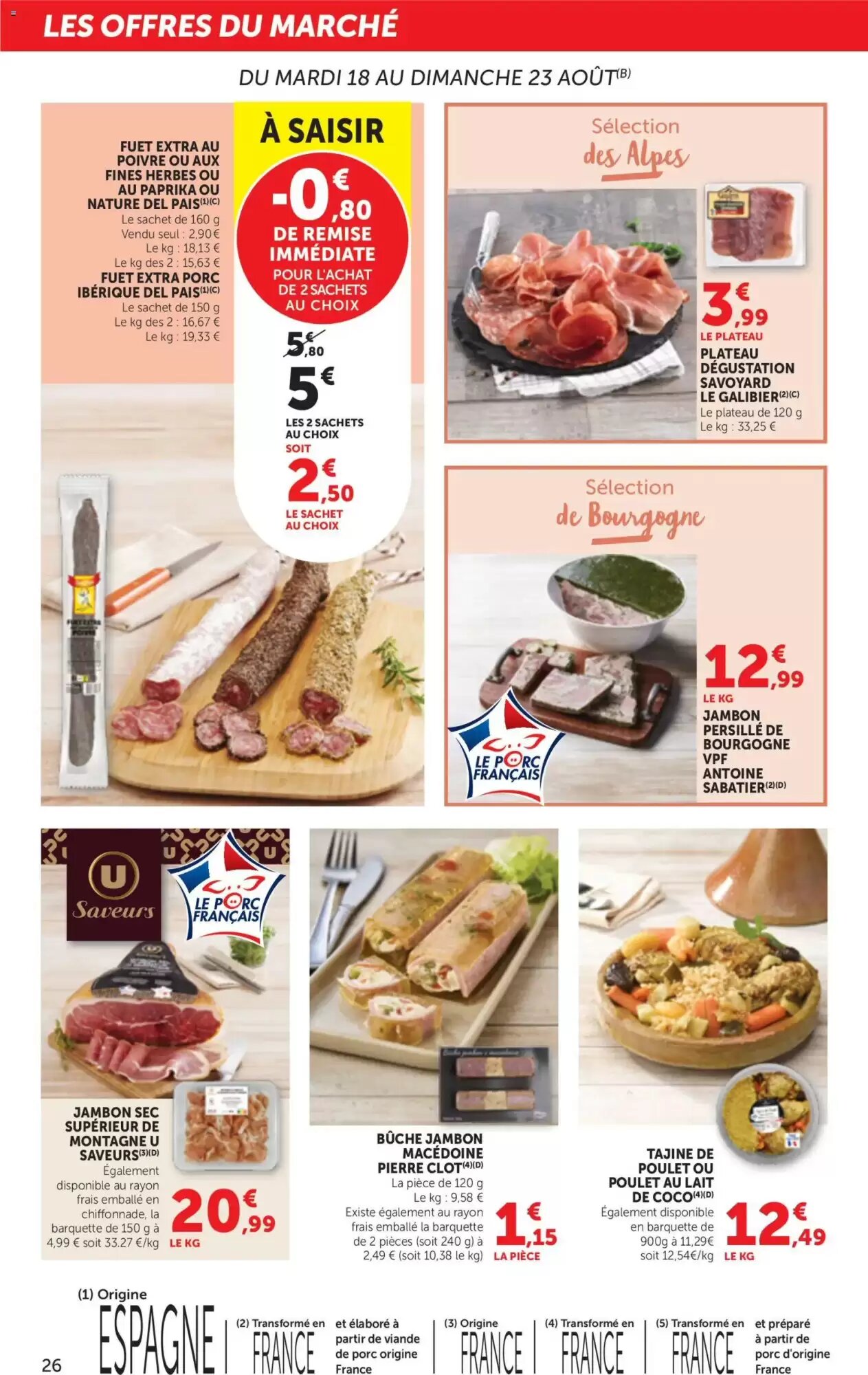 Prospectus promotionnel Bi1 valable à partir du 18/08/2026 - Page 26.