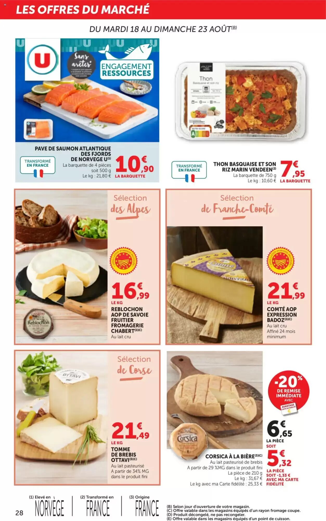 Prospectus promotionnel Bi1 valable à partir du 18/08/2026 - Page 28.