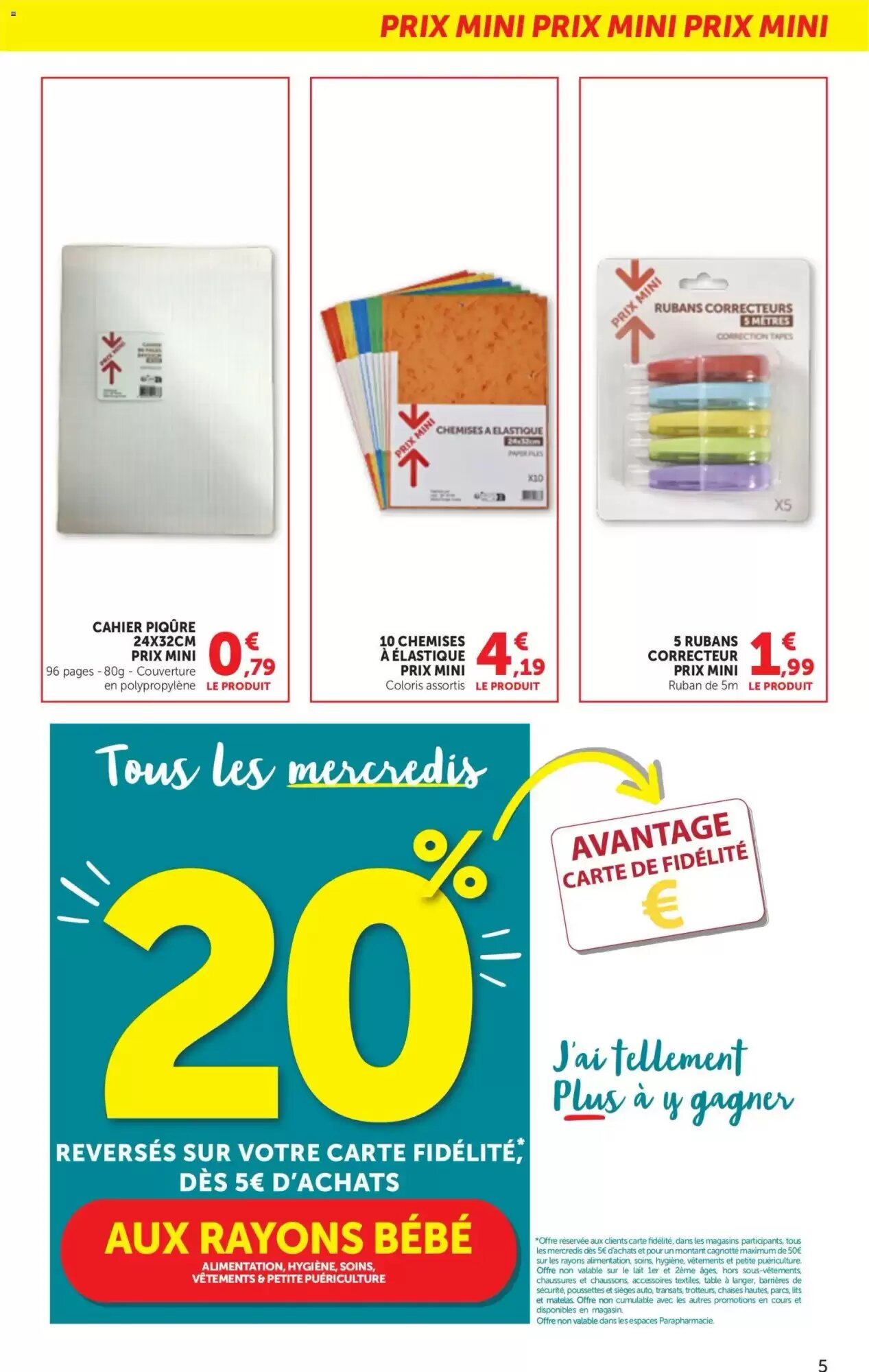 Prospectus promotionnel Bi1 valable à partir du 18/08/2026 - Page 5.