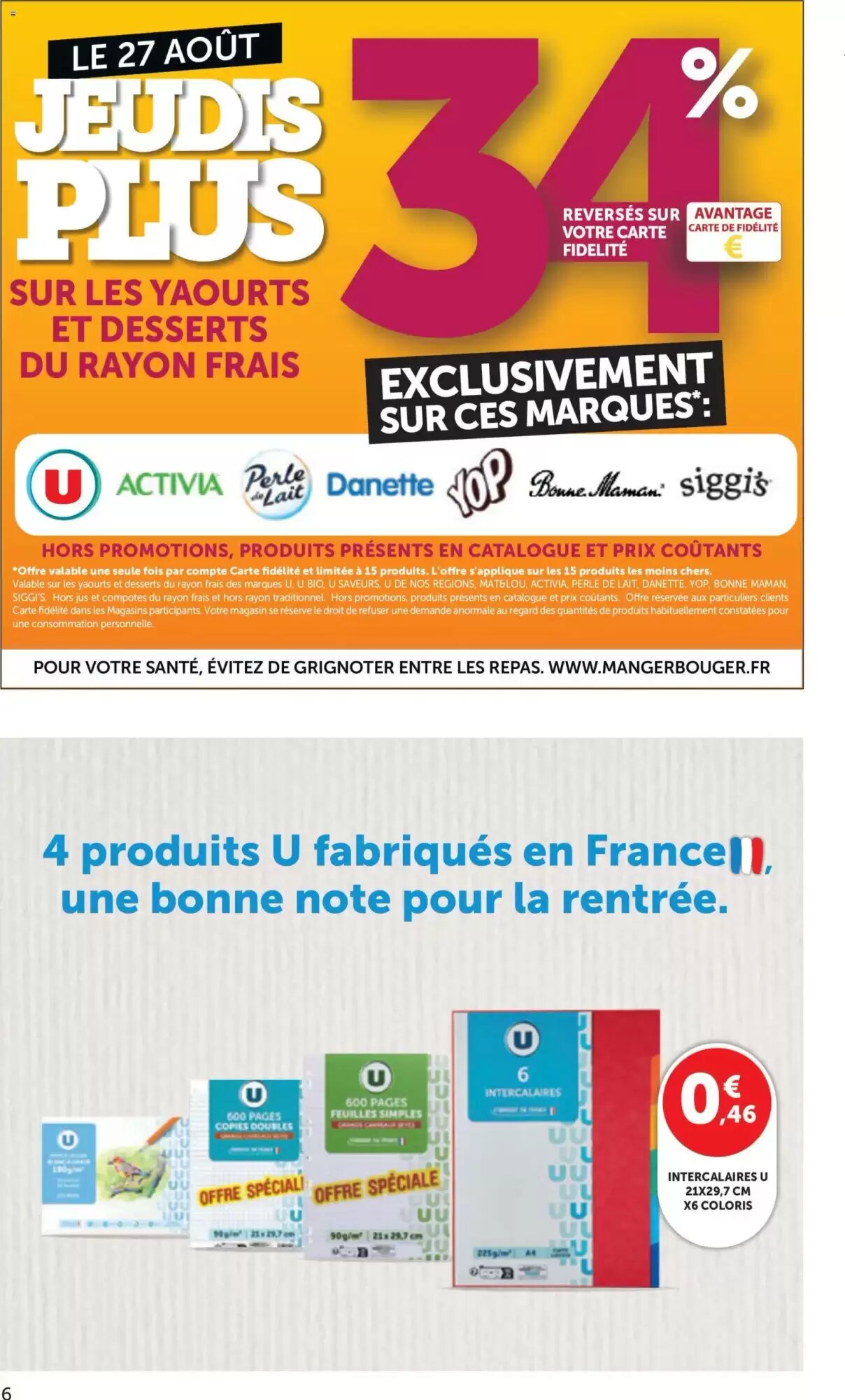 Prospectus promotionnel Bi1 valable à partir du 18/08/2026 - Page 6.
