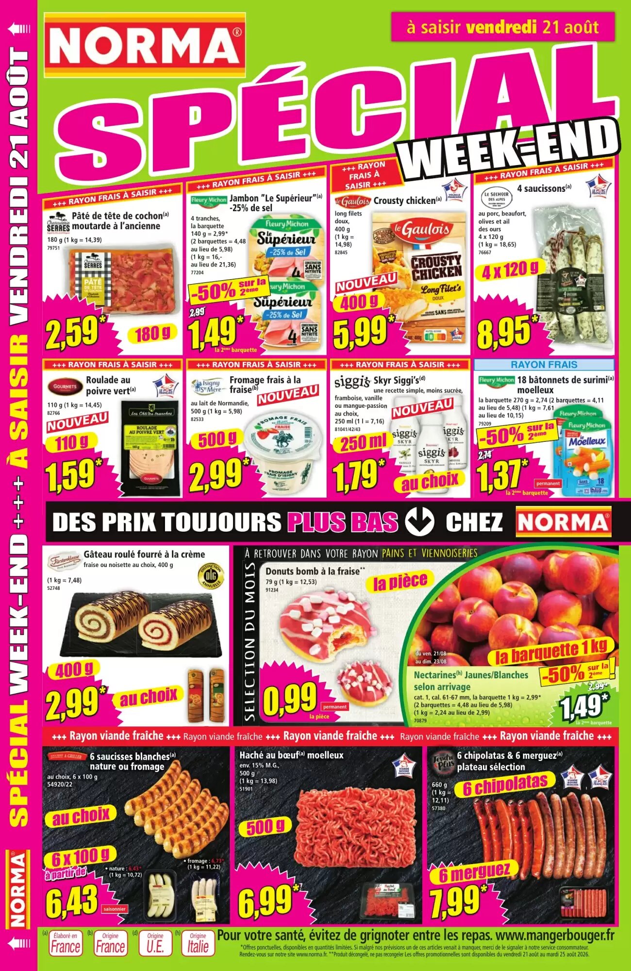 Prospectus promotionnel Norma valable à partir du 19/08/2026 - Page 12.