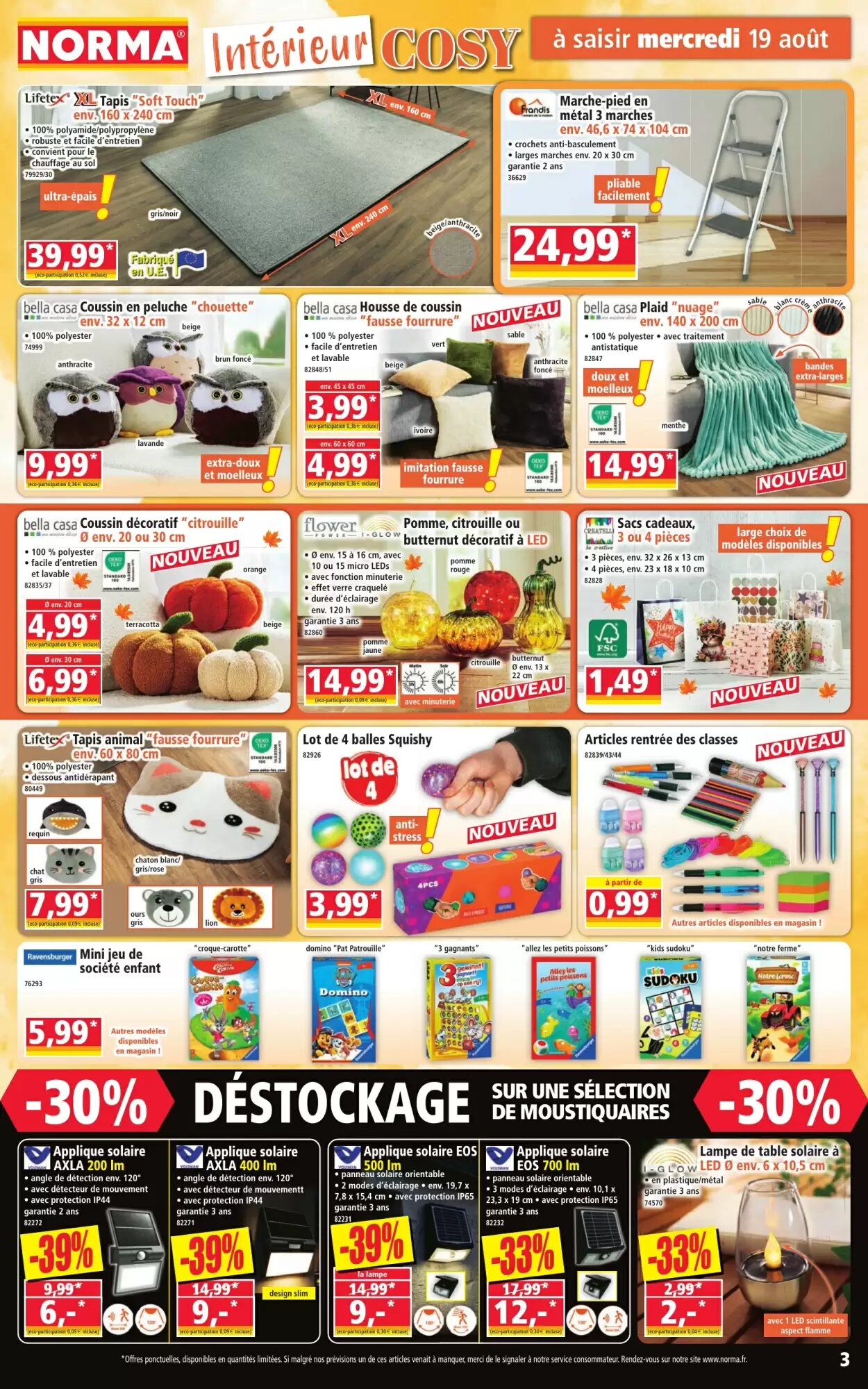 Prospectus promotionnel Norma valable à partir du 19/08/2026 - Page 3.
