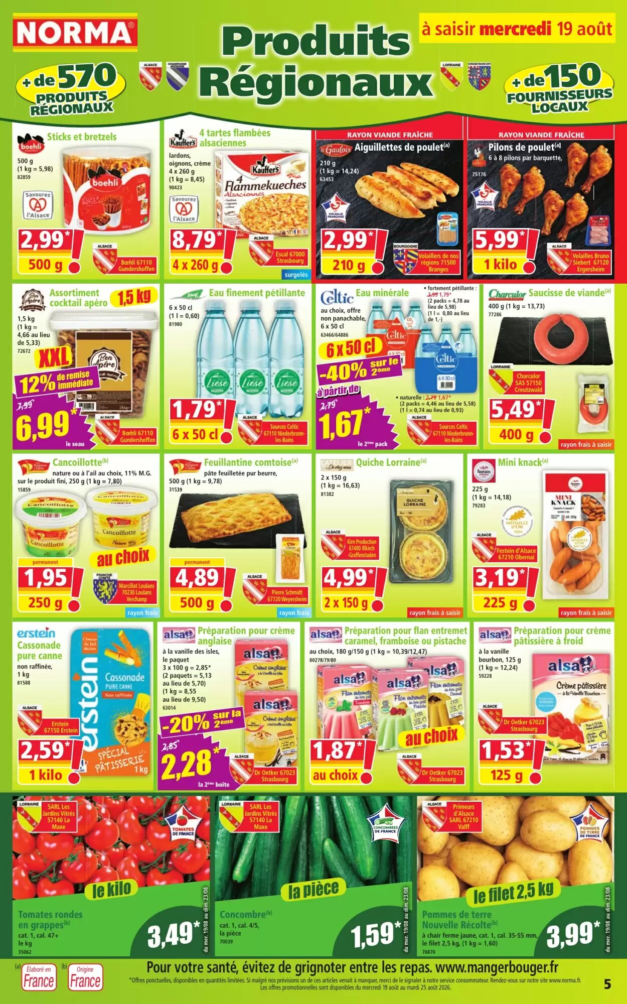 Prospectus promotionnel Norma valable à partir du 19/08/2026 - Page 5.