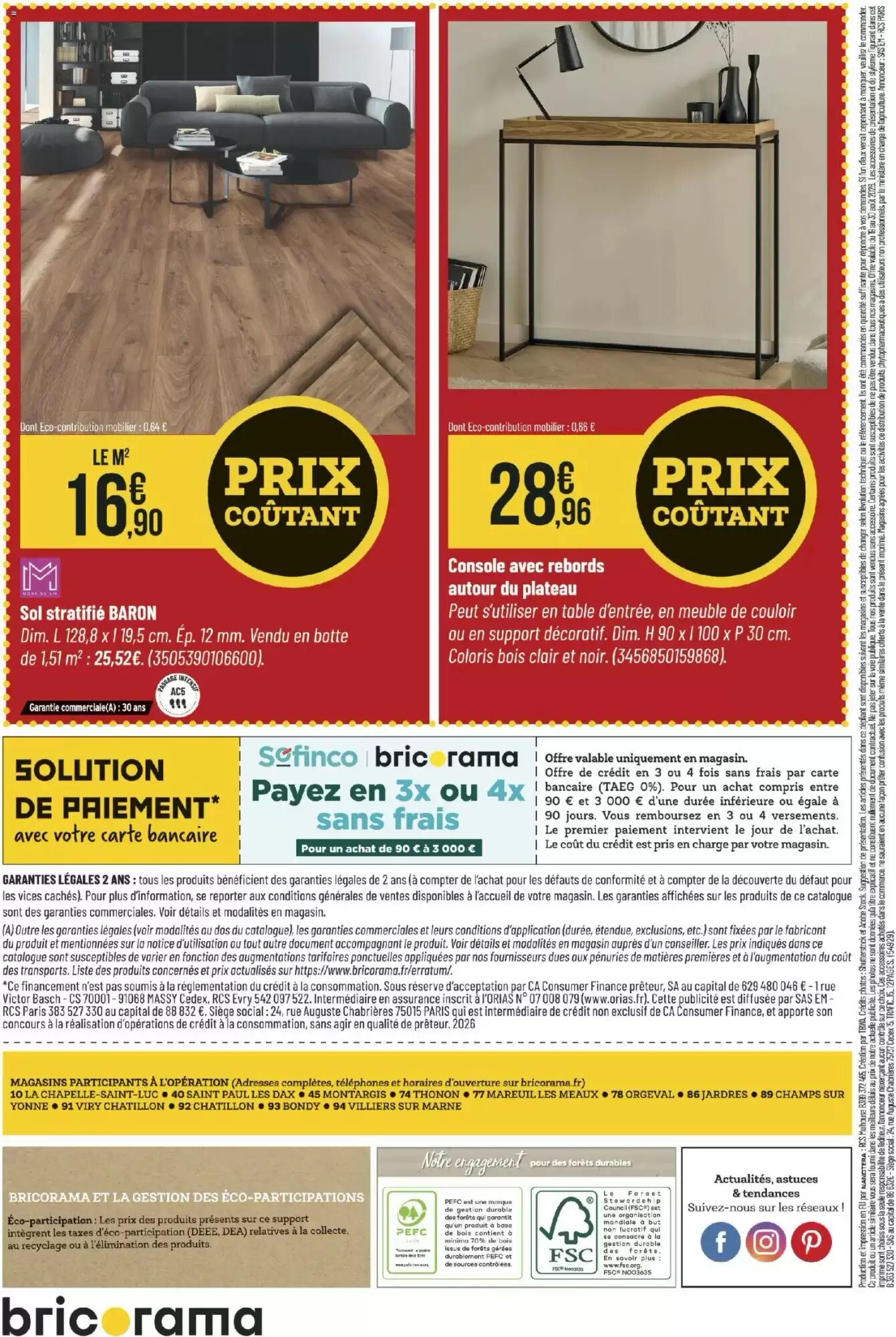 Prospectus promotionnel Bricorama valable à partir du 19/08/2026 - Page 12.