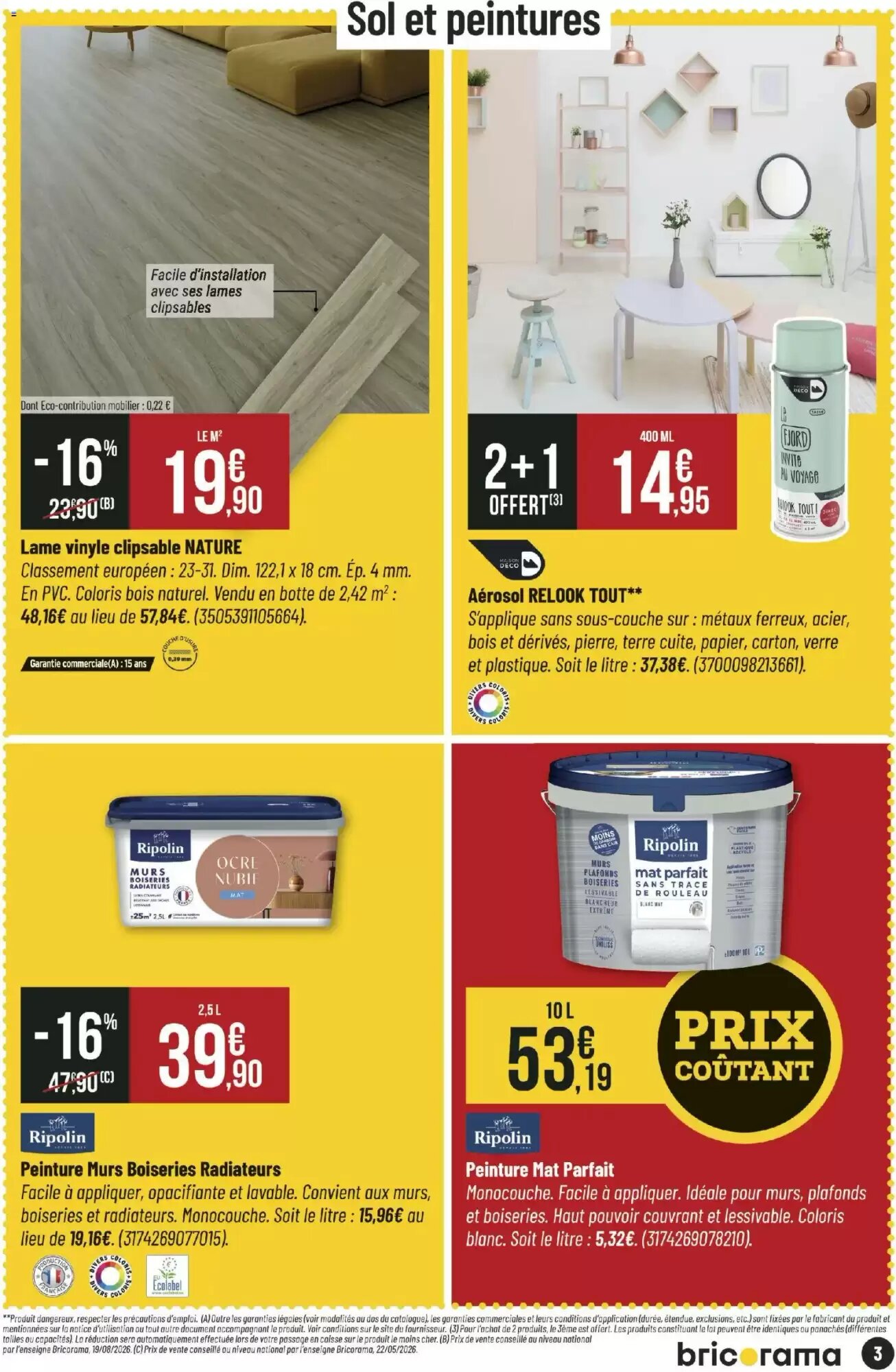 Prospectus promotionnel Bricorama valable à partir du 19/08/2026 - Page 3.