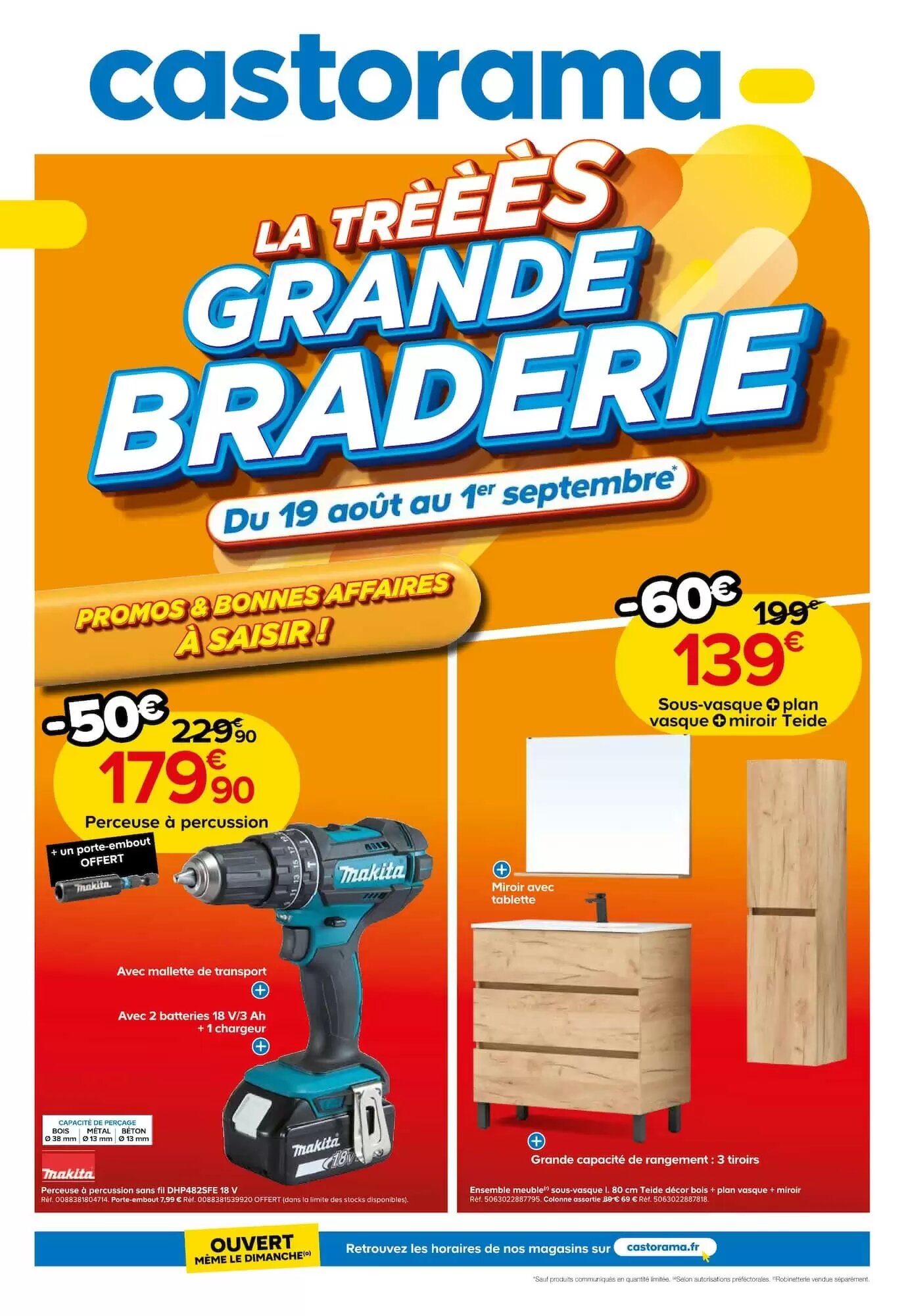 Prospectus promotionnel Castorama valable à partir du 19/08/2026 - Page 1.