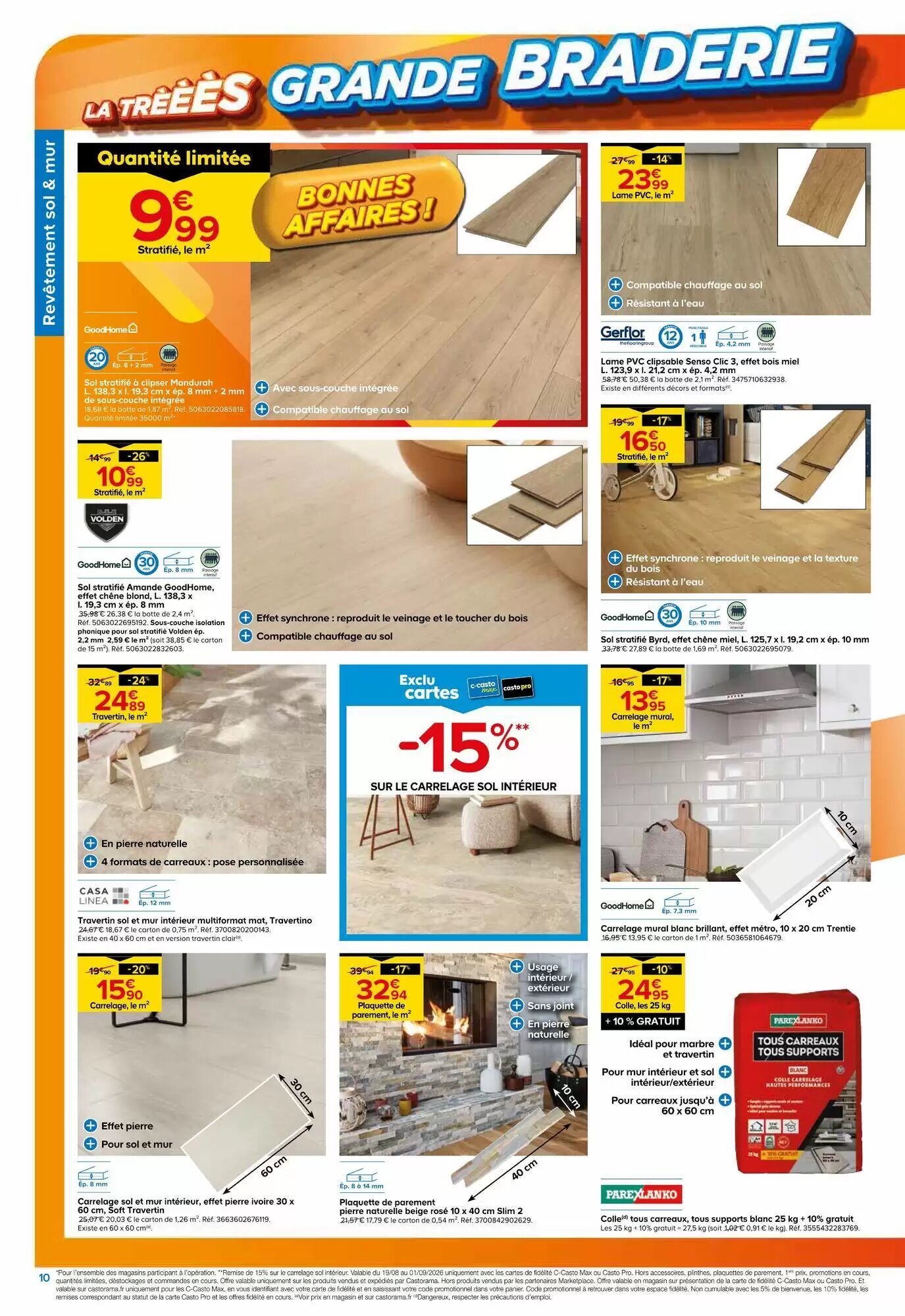 Prospectus promotionnel Castorama valable à partir du 19/08/2026 - Page 10.