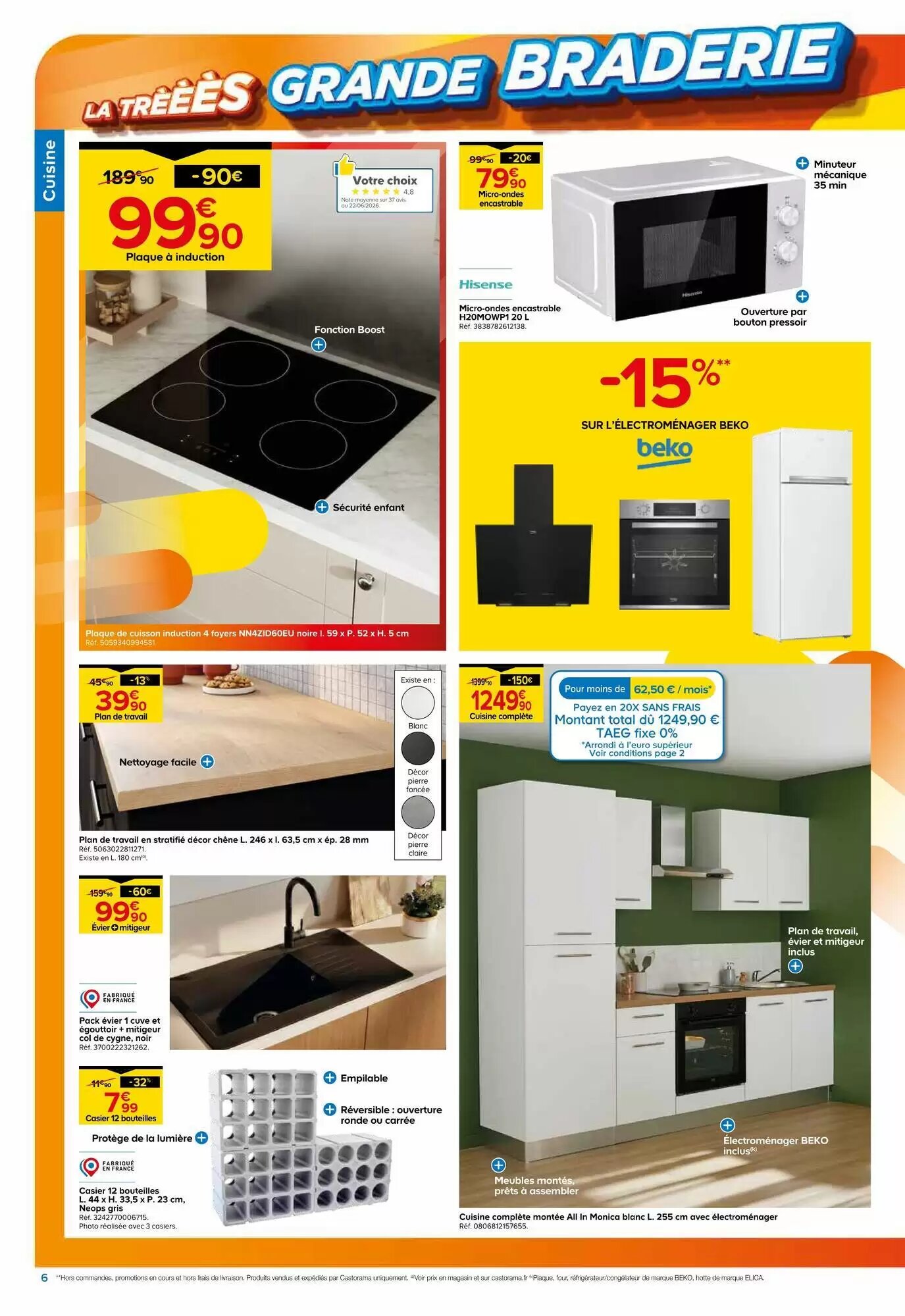 Prospectus promotionnel Castorama valable à partir du 19/08/2026 - Page 6.